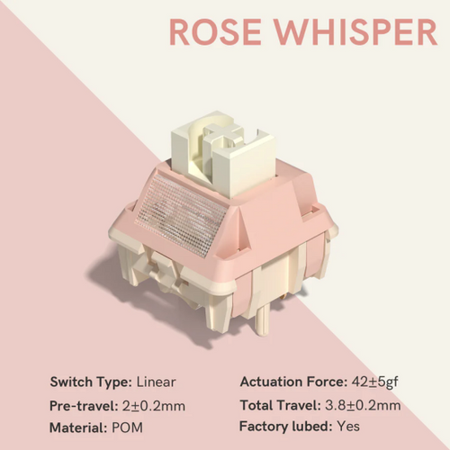 Unveiling the Womier Full POM Series Pre-lubed Linear Switches: Elevate Your Typing Experience