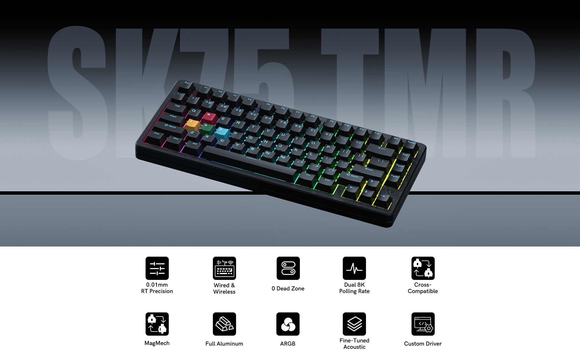 Best TMR Magnetic Keyboard for Valorant 2026: 8000Hz Wireless Rapid Trigger Pro Settings - Womier Keyboard