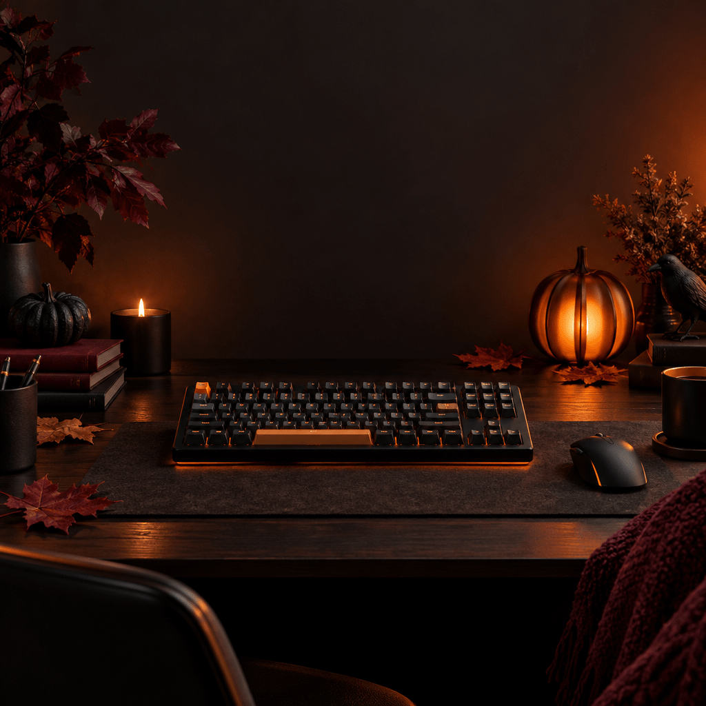 Halloween Desk Aesthetic: Build Your Gothic-Themed Setup for the Spooky Season - Womier Keyboard