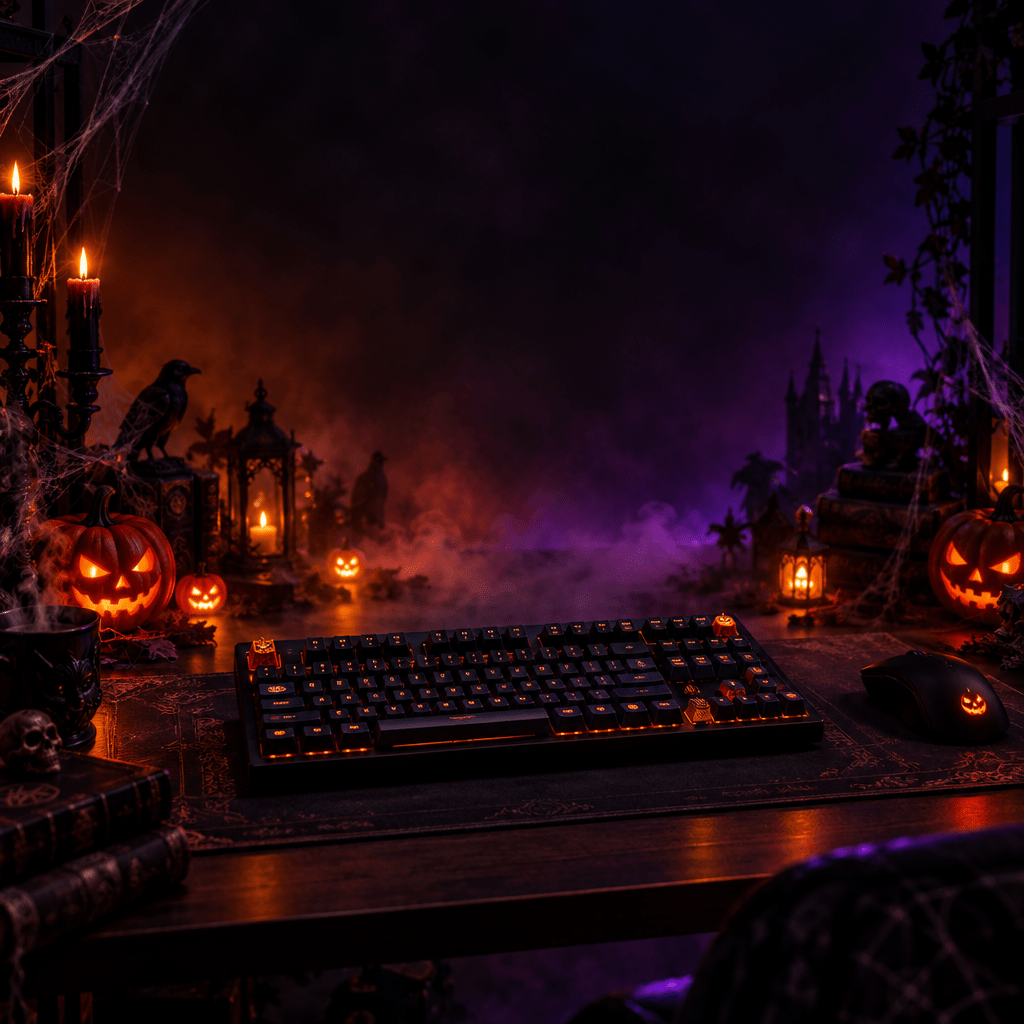 Halloween Preview: Prepare Your Gothic Desk Setup Before The Spooky Season Drops - Womier Keyboard