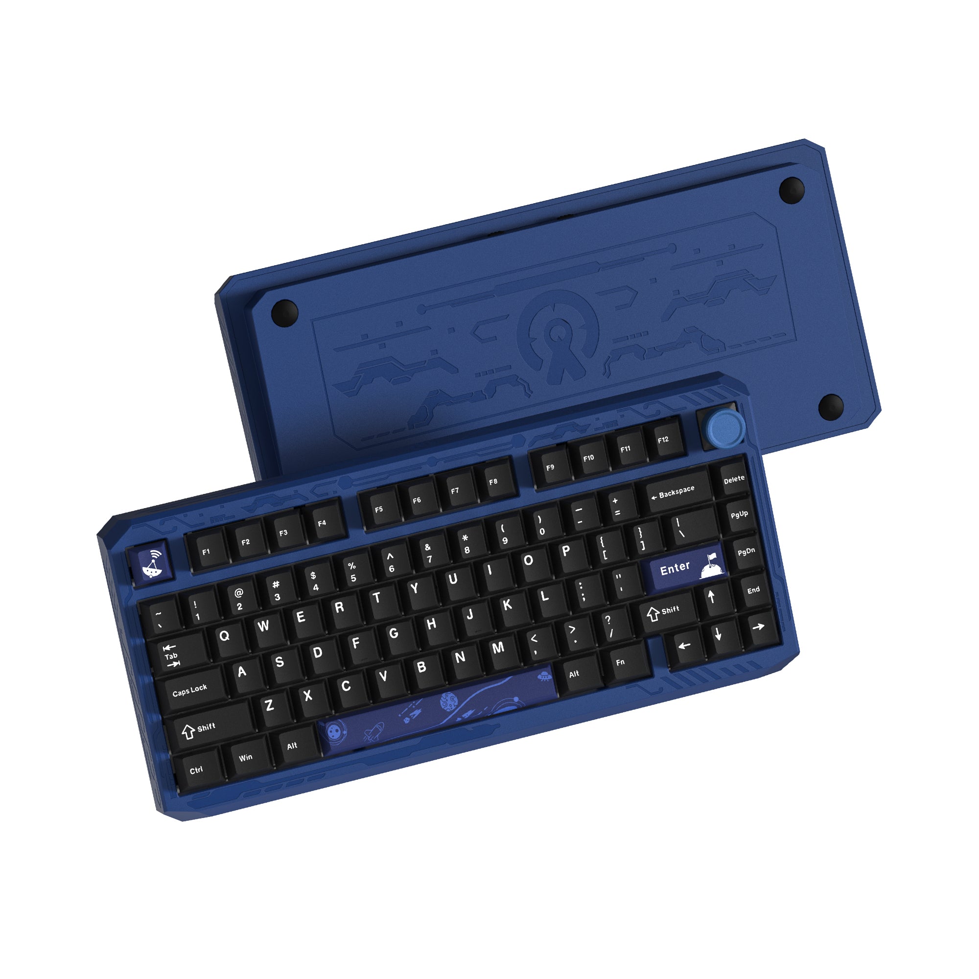 Womier ERA75 75% VIA Support Wireless Aluminum Mechanical Keyboard