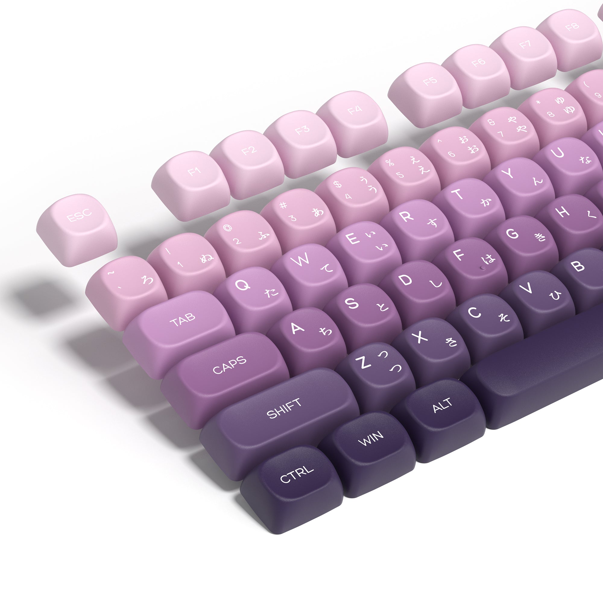 Womier Gradient Series MOA Profile Dye Sublimation PBT Keycap Set (4 Colorways) - Womier Keyboard