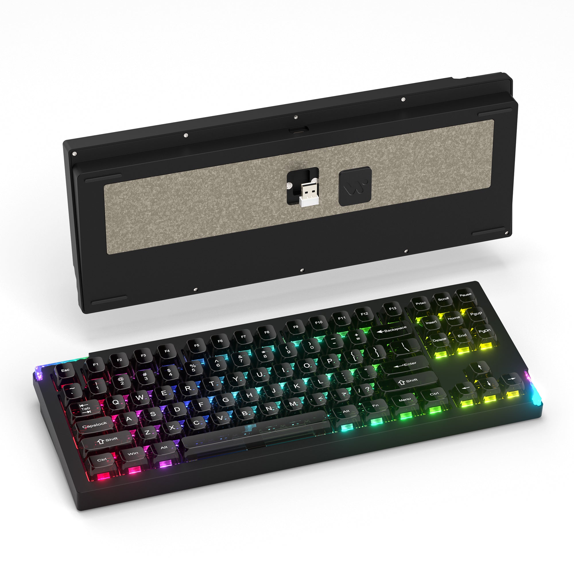 Womier SK87 TKL QMK/VIA Support Wireless Aluminum Custom Keyboard