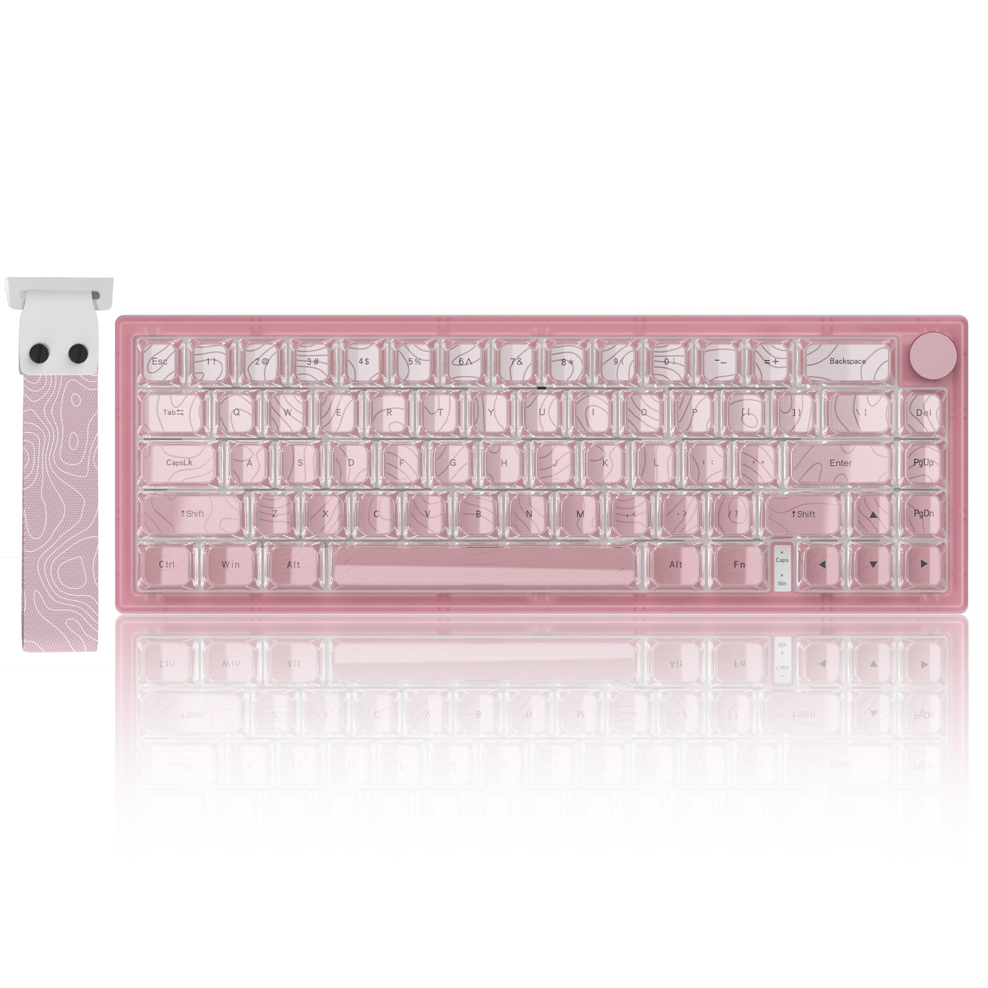 Womier VK66 Pro VIA Support 66-Key Gasket Mechanical Keyboard with Knob