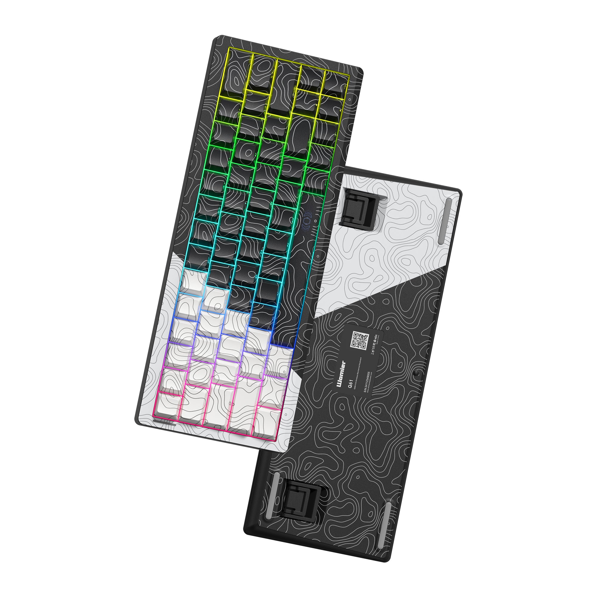 Womier Q61 60% QMK/VIA Support Gasket Mounted Wireless Gaming Keyboard