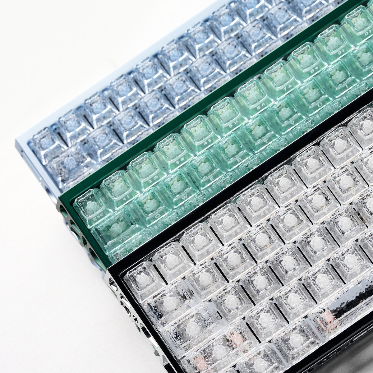 Womier Ripple Clear PC Side-Printed Keycaps 126 Keys