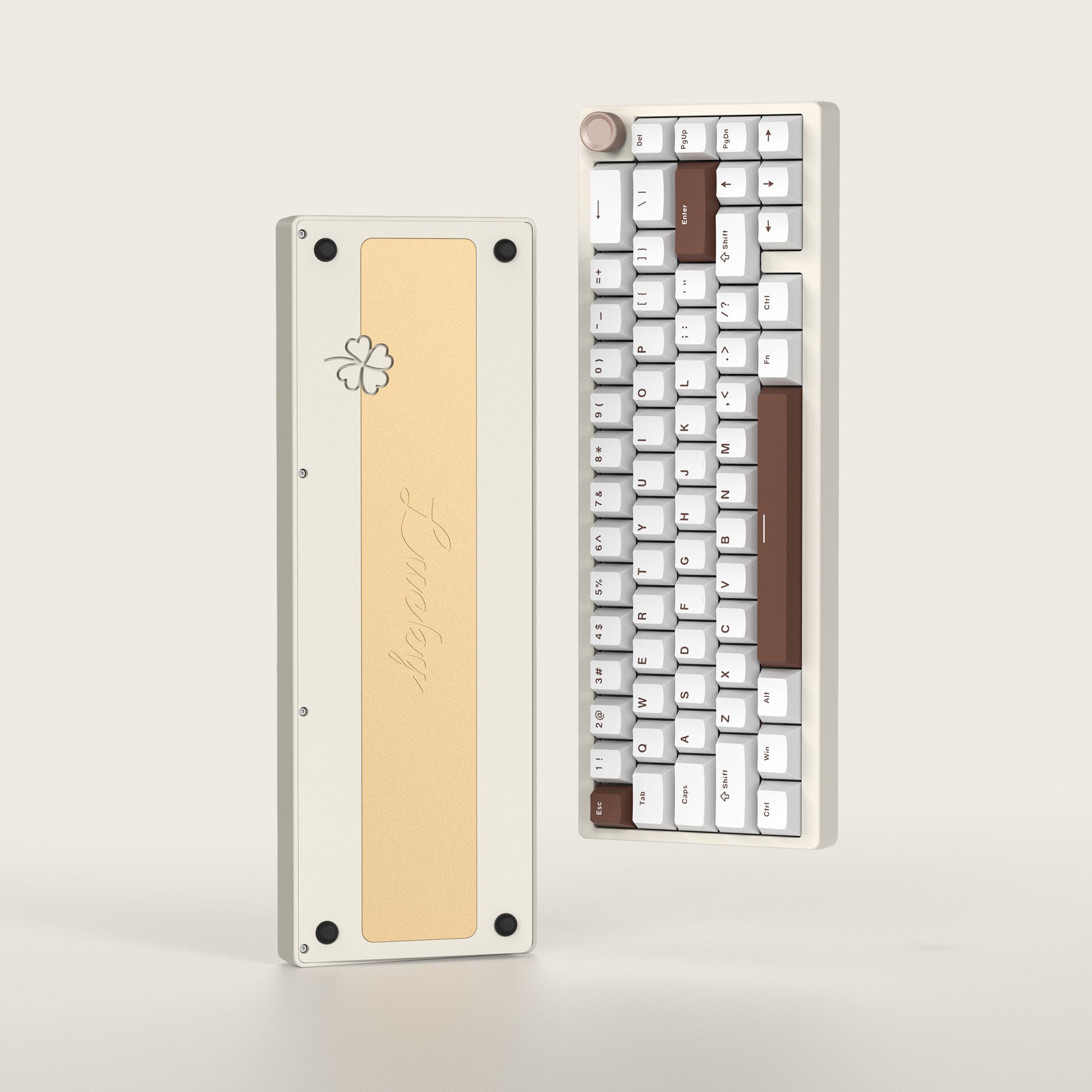 Womier SK65 65% Gasket Mounted Wireless Aluminum Keyboard with Knob (4 Colors)