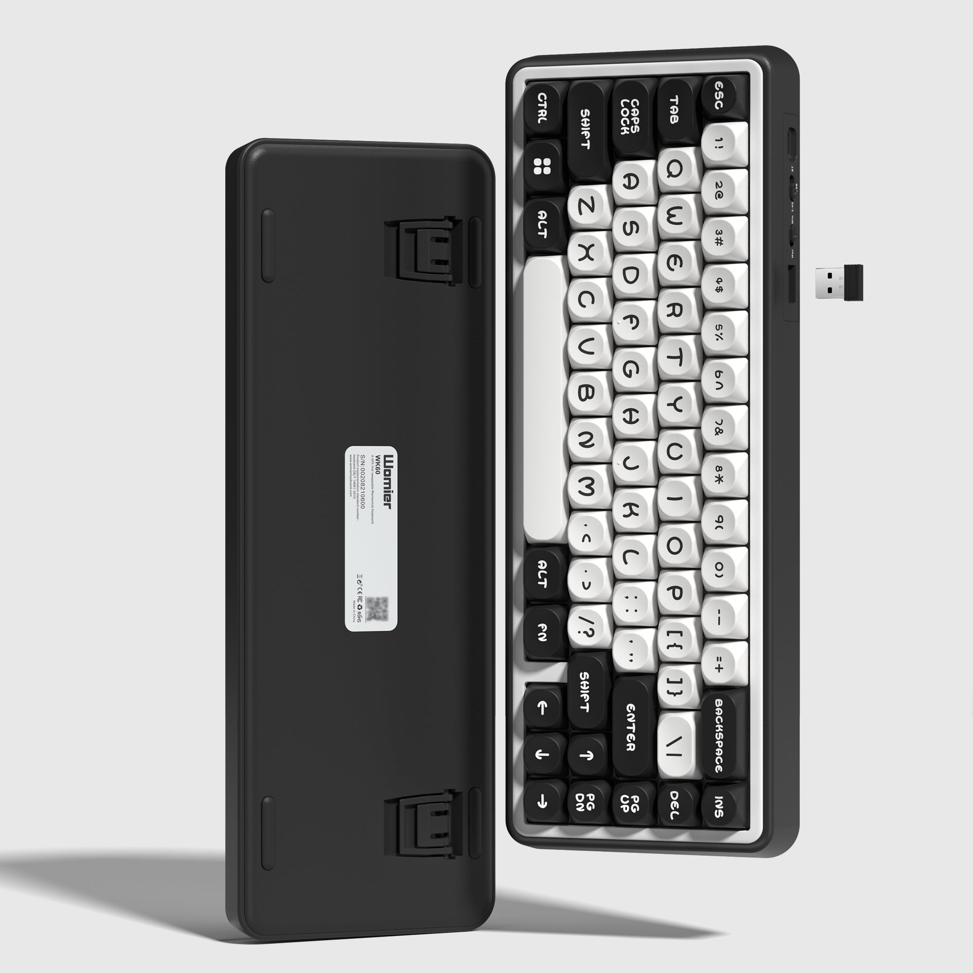 Womier WK60 65% Gasket Mounted Wireless Keyboard (4 Colors)
