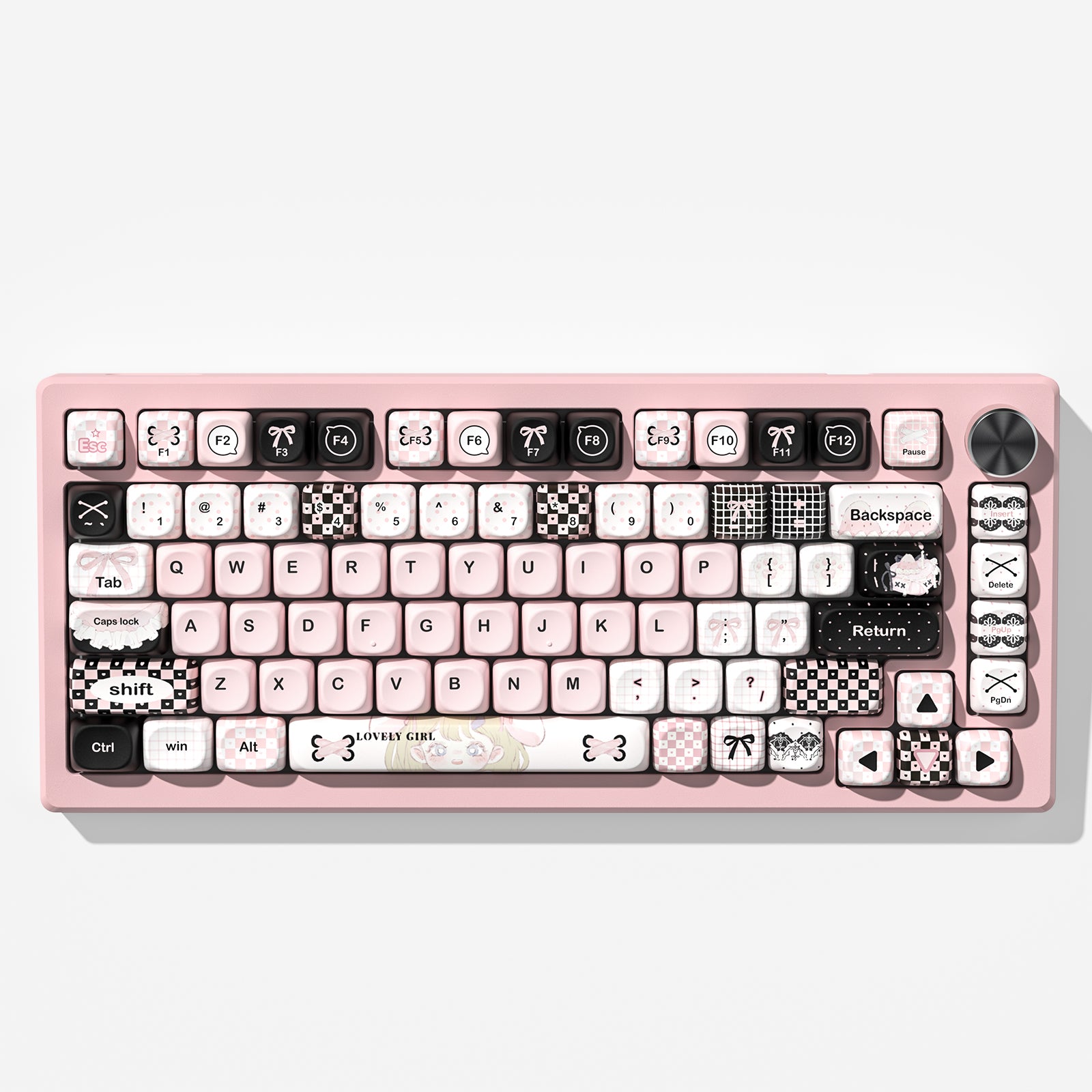 Womier Plaid Girl MOA Profile Dye-Sublimation PBT Keycap Set