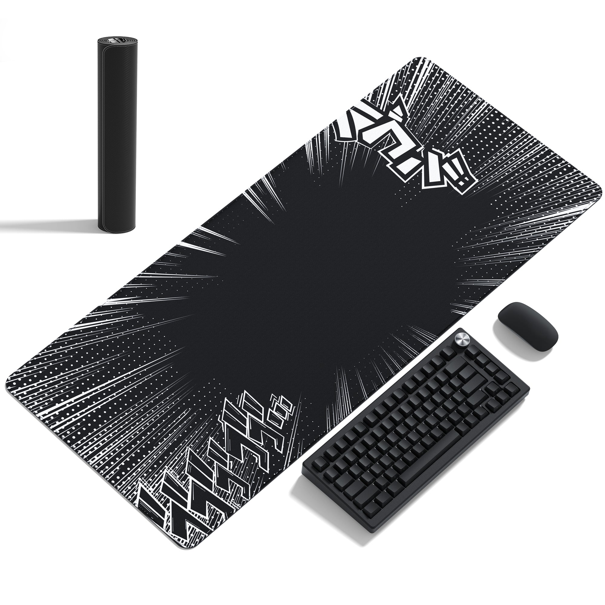 Womier 衝撃 Themed Large Desk Mat