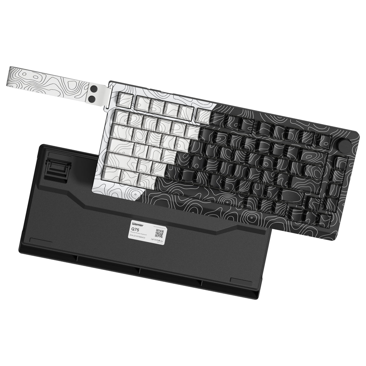 Womier G75 ノブ付き75% Keyboard フェルトケース付き Womier G75 ノブ付き75% Keyboard フェルトケース付き新品 通販