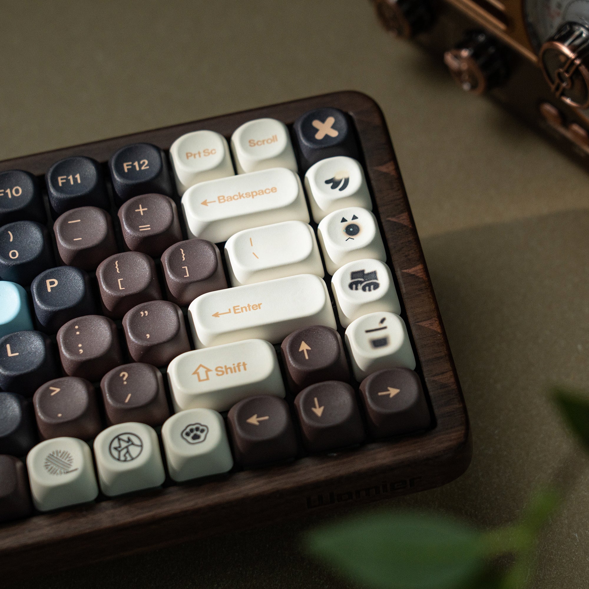Womier Siamese Cat MOA Profile Dye-Sublimation PBT Keycap Set
