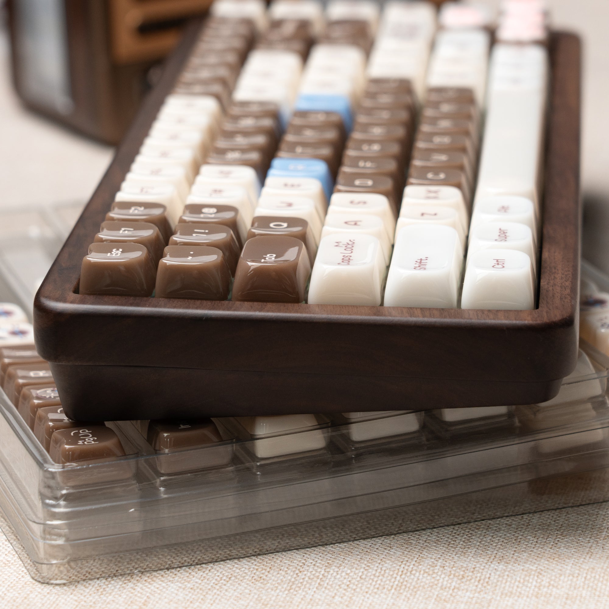 Womier WD75 75% VIA Support Wireless Wooden Keyboard