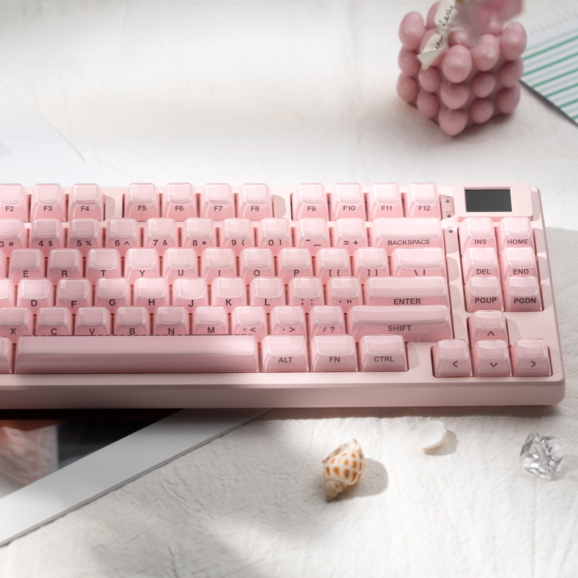 Womier SK80 Pro Themed 75% Wireless Keyboard with Multimedia Display