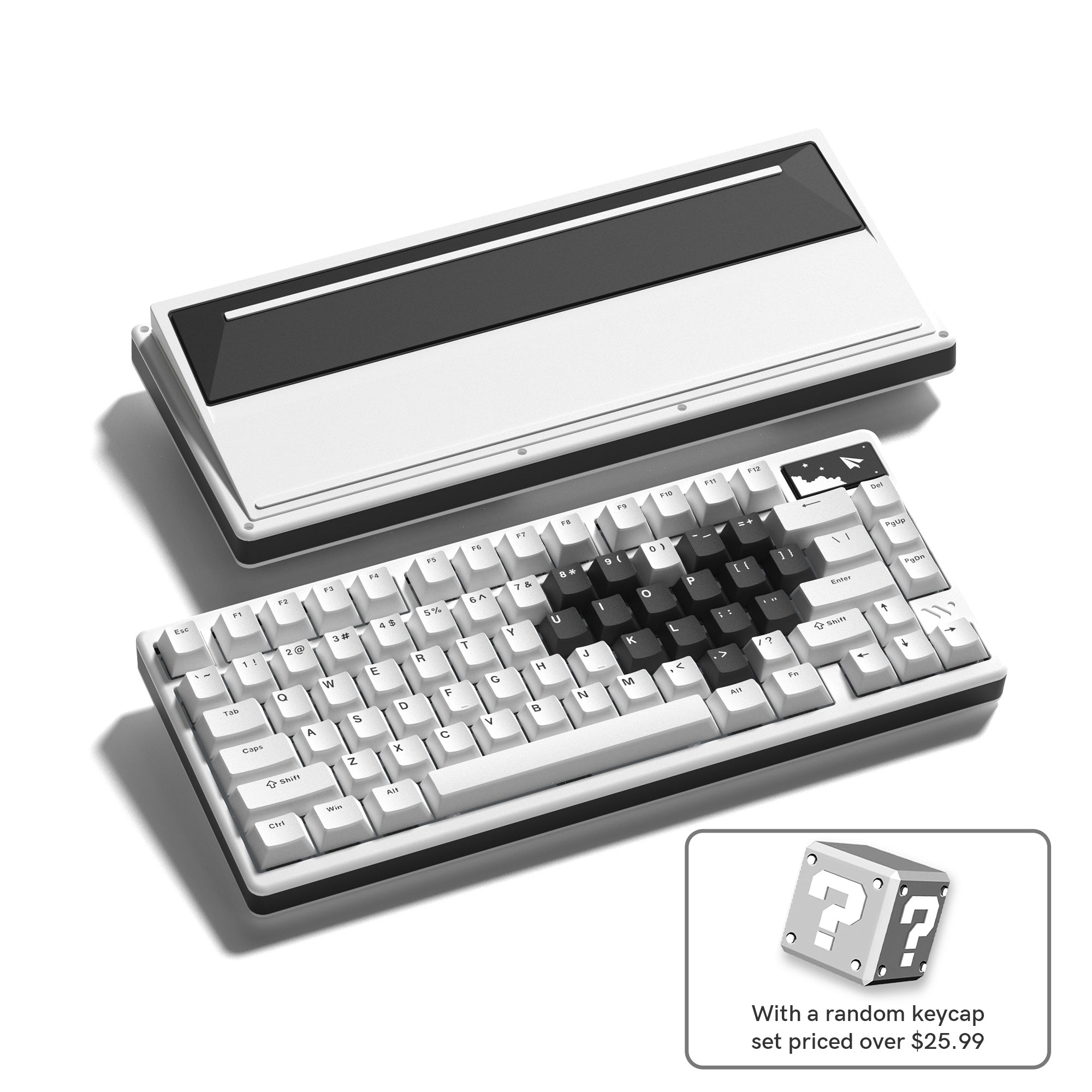 Womier SK71 Pro 75% VIA Support Wireless Aluminum Mechanical Keyboard