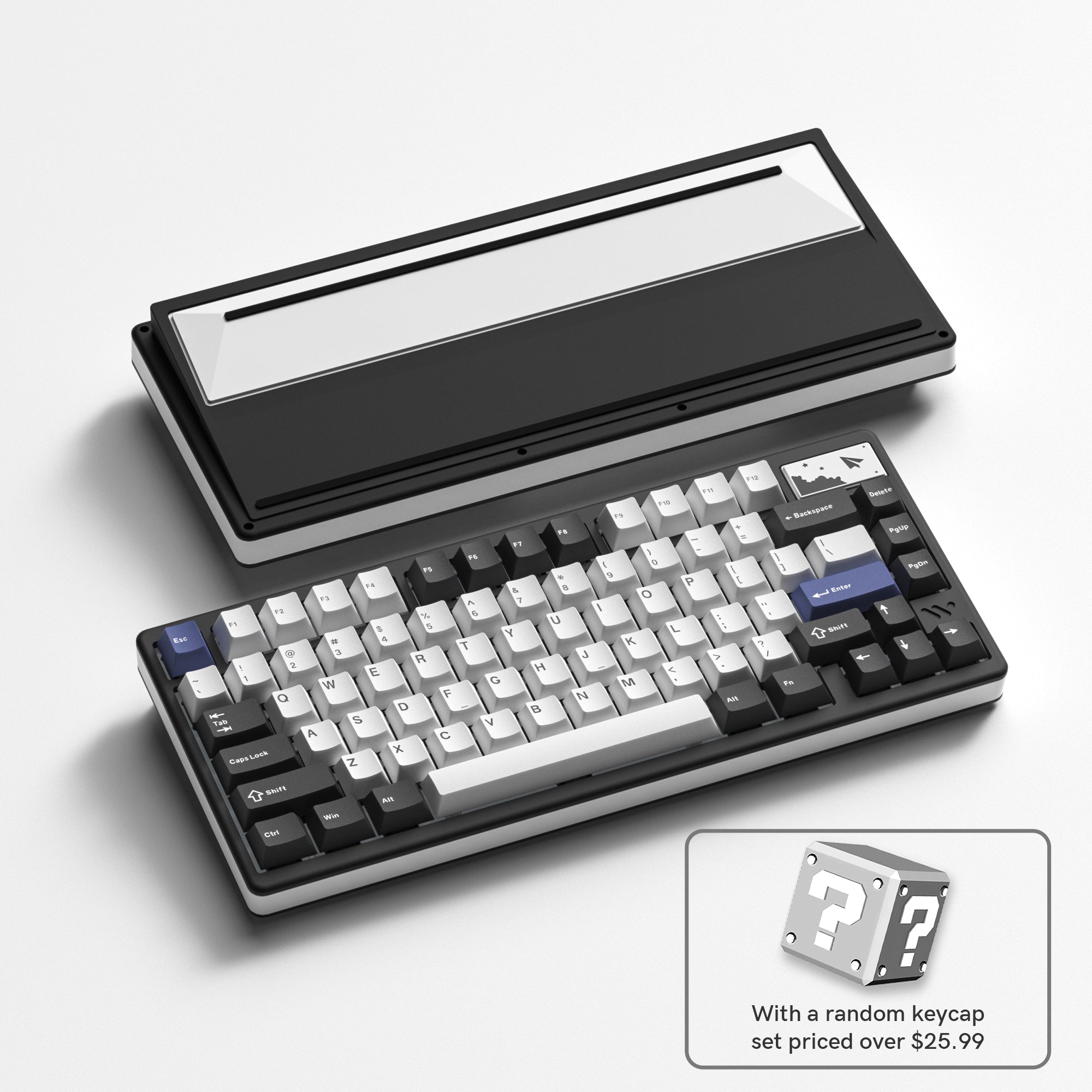 Womier SK71 Pro 75% VIA Support Wireless Aluminum Mechanical Keyboard