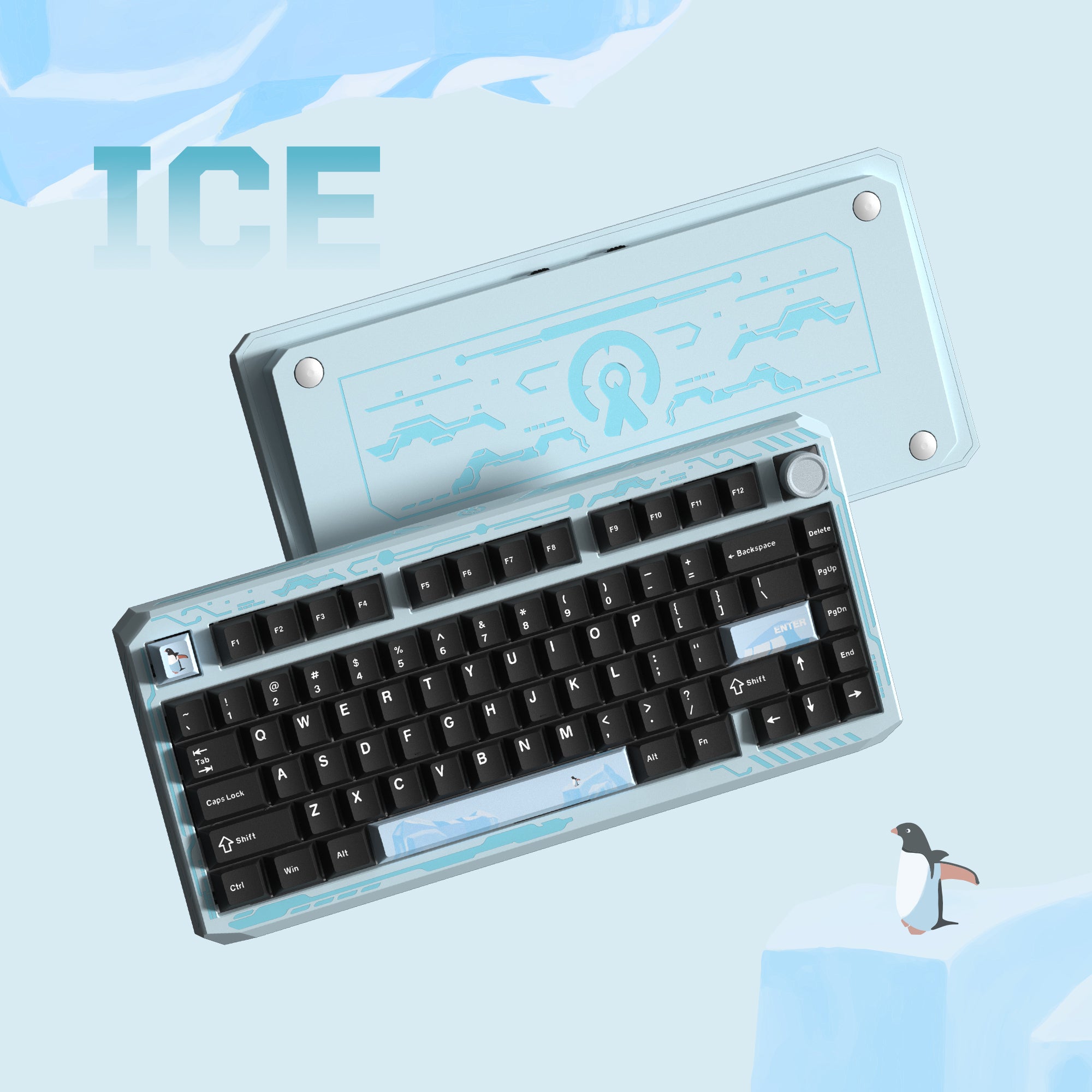 Womier ERA75 75% VIA Support Wireless Aluminum Mechanical Keyboard