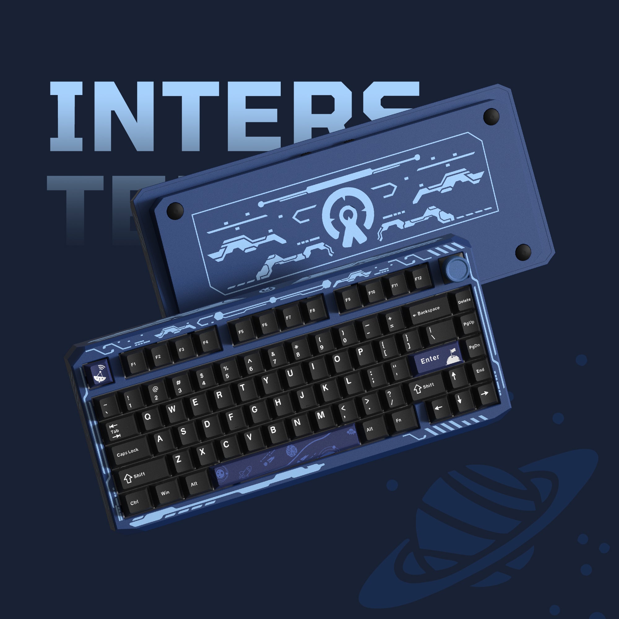 Womier ERA75 75% VIA Support Wireless Aluminum Mechanical Keyboard