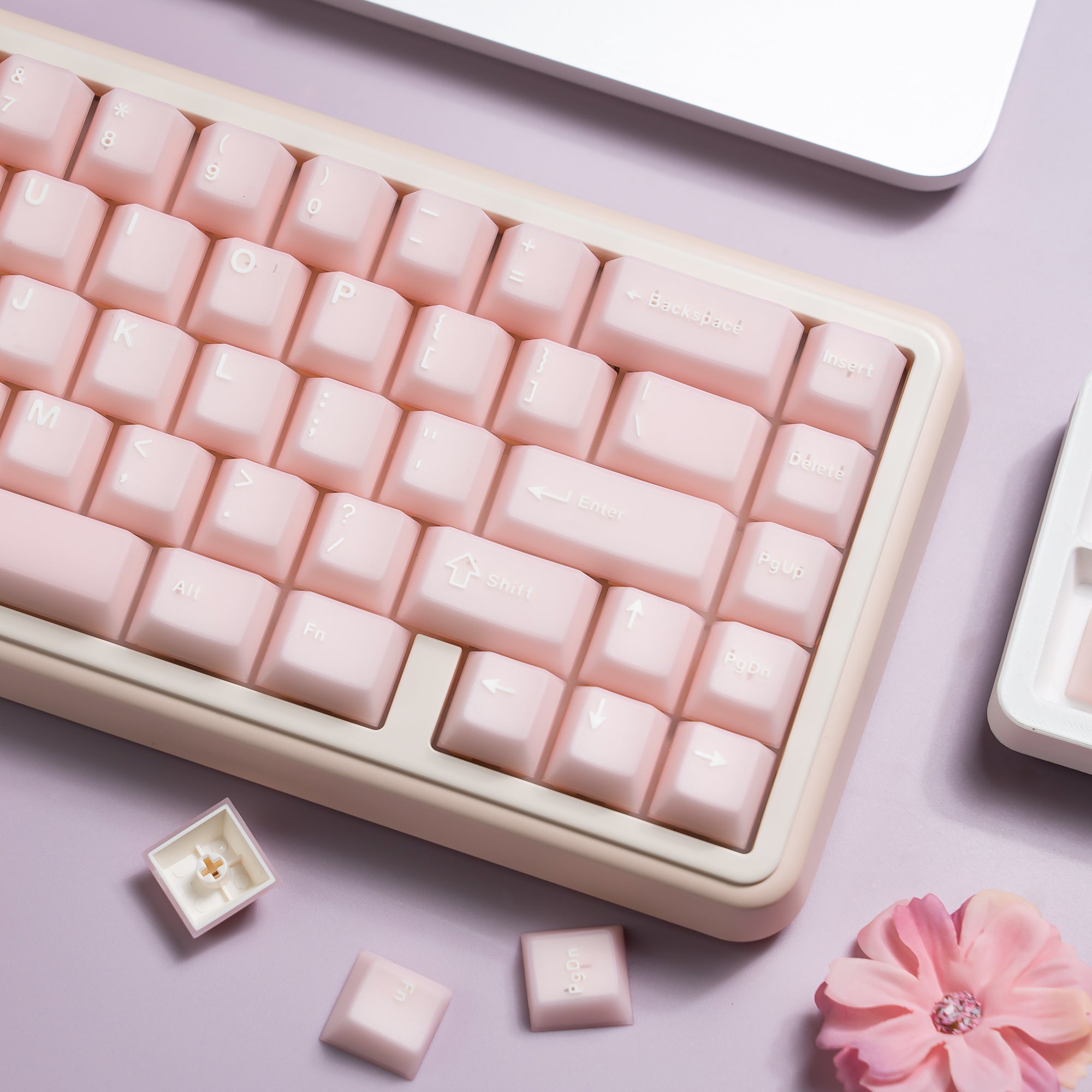 Womier Cube Jade Double-Shot Cherry Profile PBT Keycap Set - Womier Keyboard