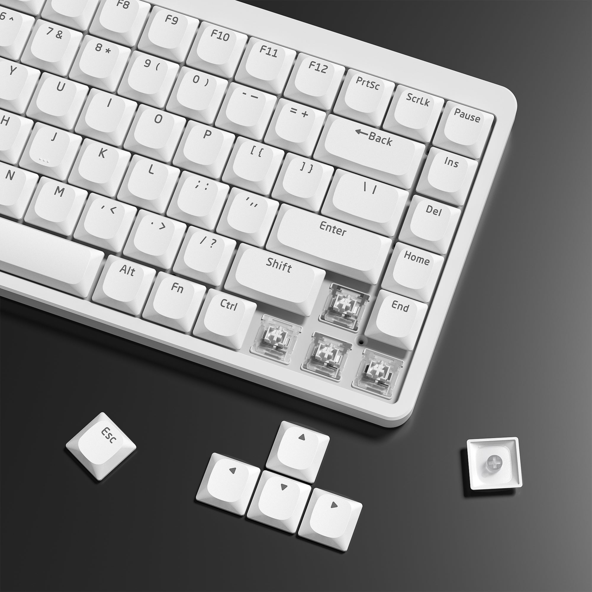 Womier Horizon V2 Low Profile Shine-Through Double-Shot PBT Keycap Set