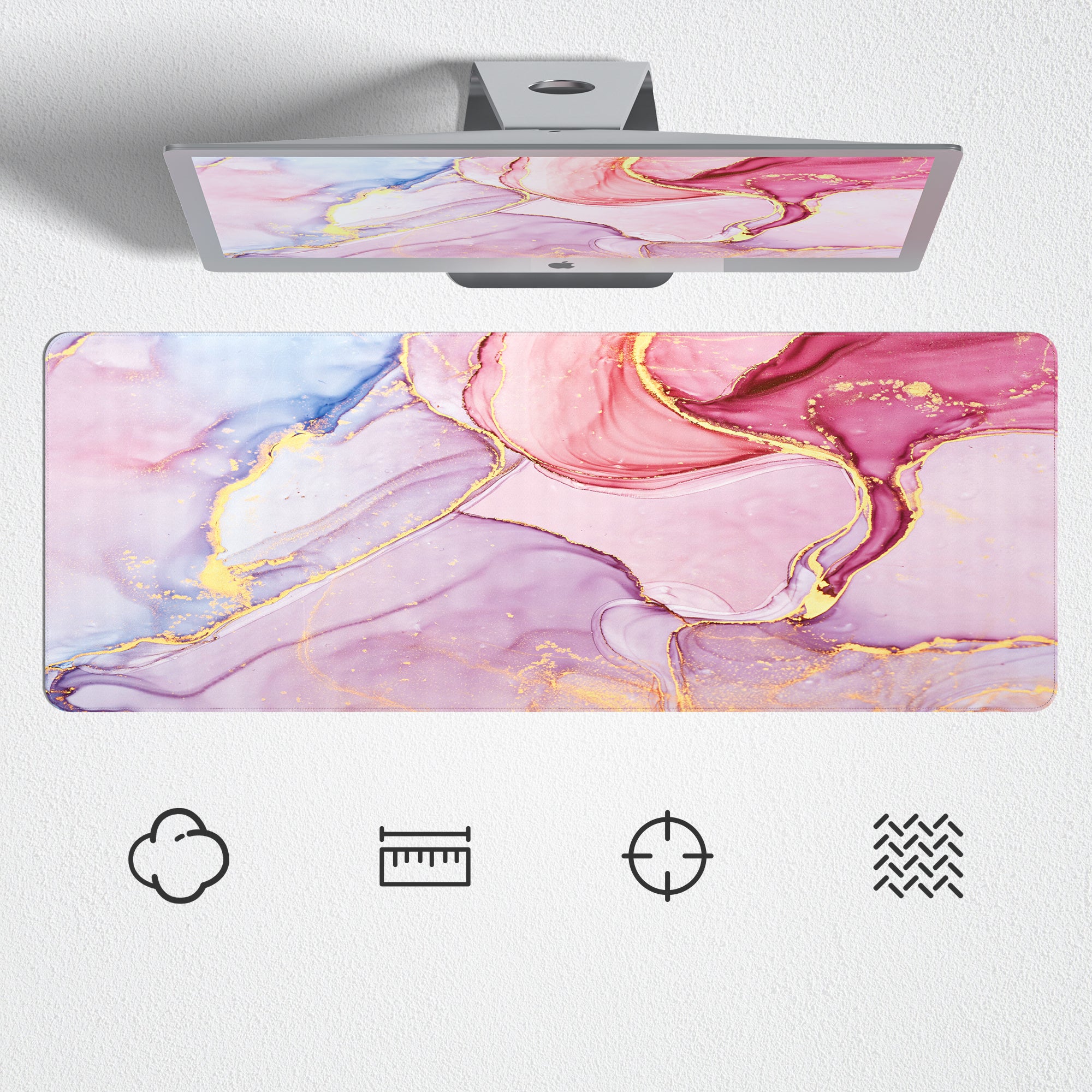 Womier Sparkles Themed Large Desk Mat