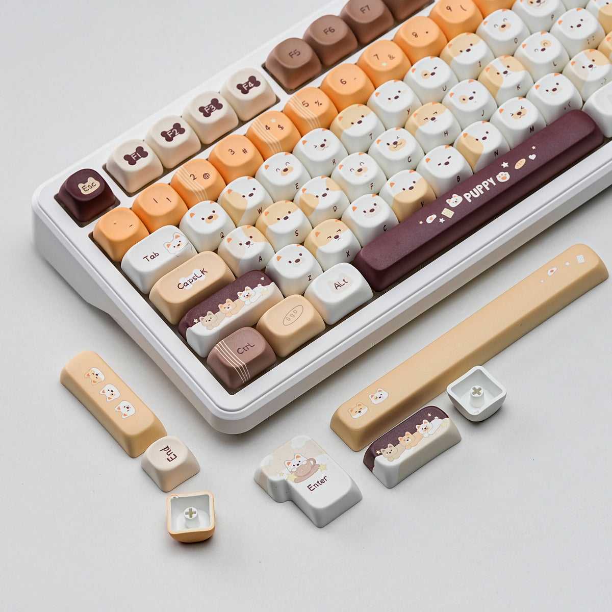 Womier Forest Animals MOA Profile Dye-Sublimation PBT Keycap Set