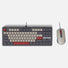 Womier M87 Nostalgia TKL Wired Keyboard and Mouse Combo Dark Grey