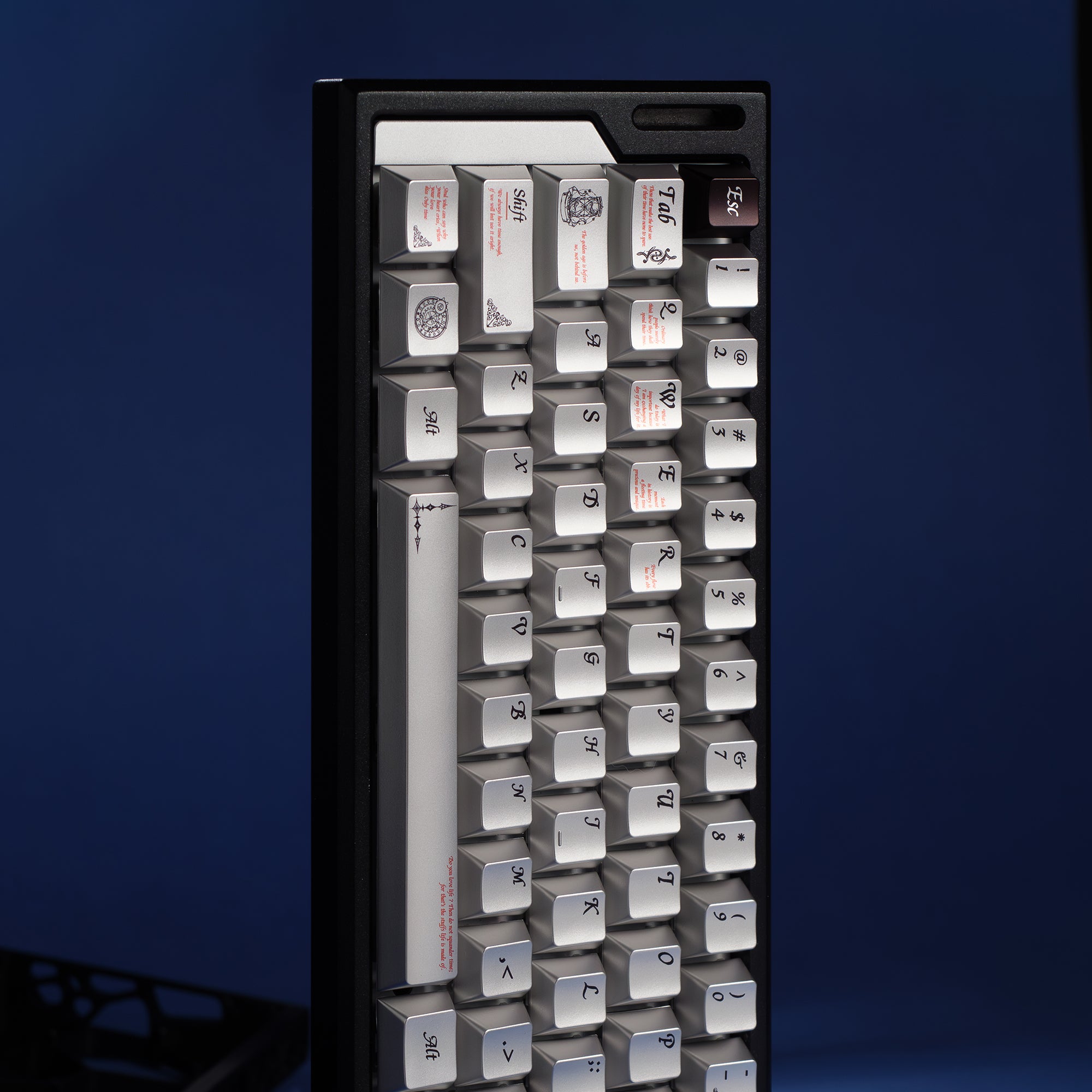 Womier Timeless 112-Key Cherry Profile Metallic Coating Keycap Set