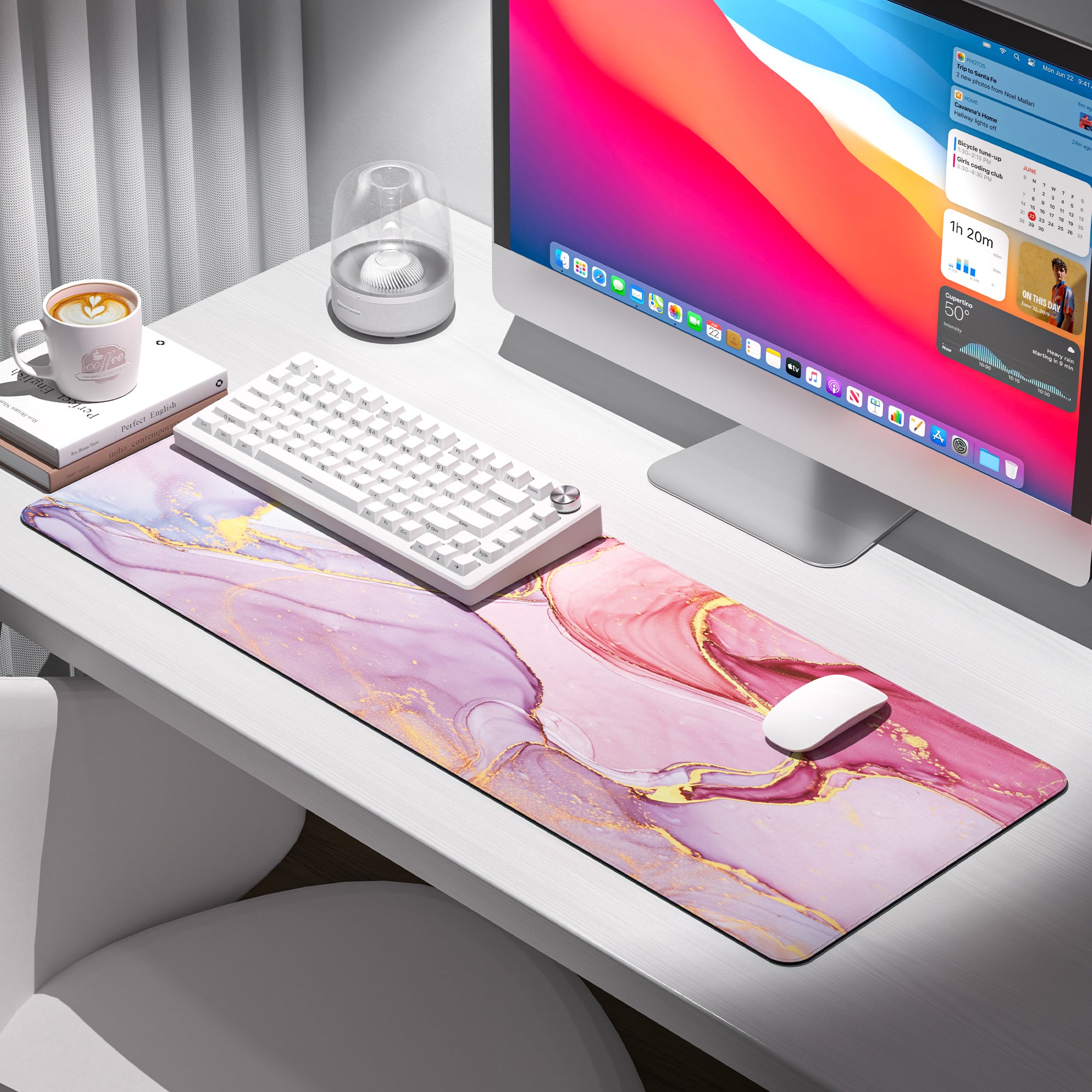 Womier Sparkles Themed Large Desk Mat
