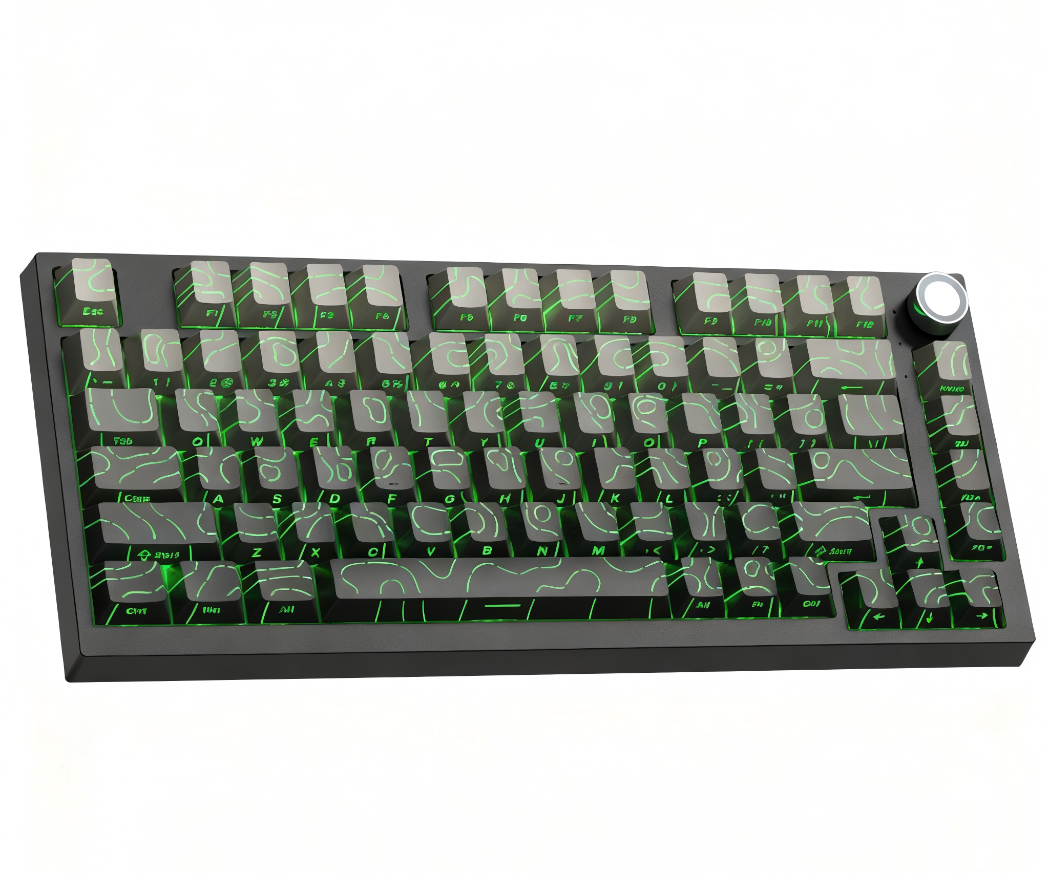 WK75 75% Wireless Mechanical Keyboard, Hot Swappable Custom Gaming Keyboards