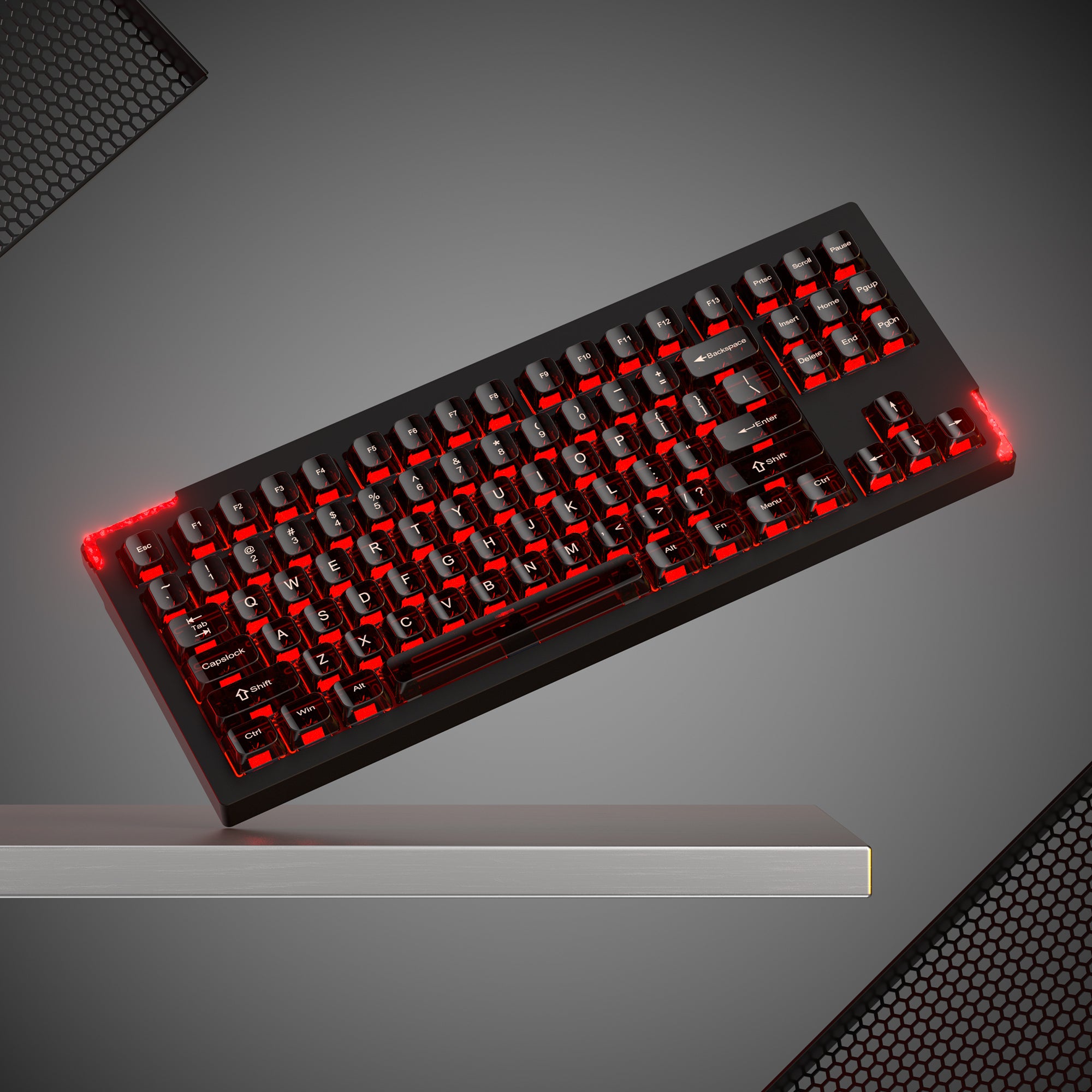 Womier SK87 TKL QMK/VIA Support Wireless Aluminum Custom Keyboard