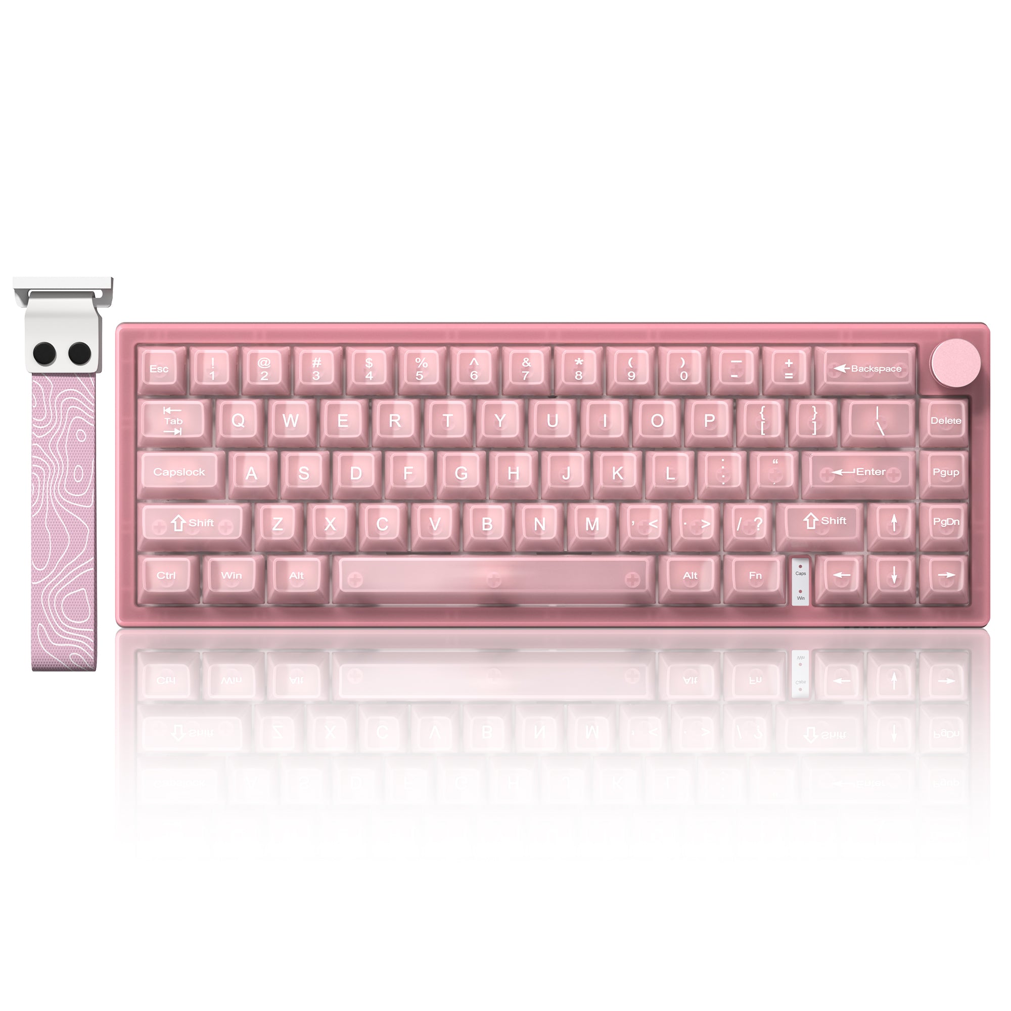 Womier VK66 Pro VIA Support 66-Key Gasket Mechanical Keyboard with Knob