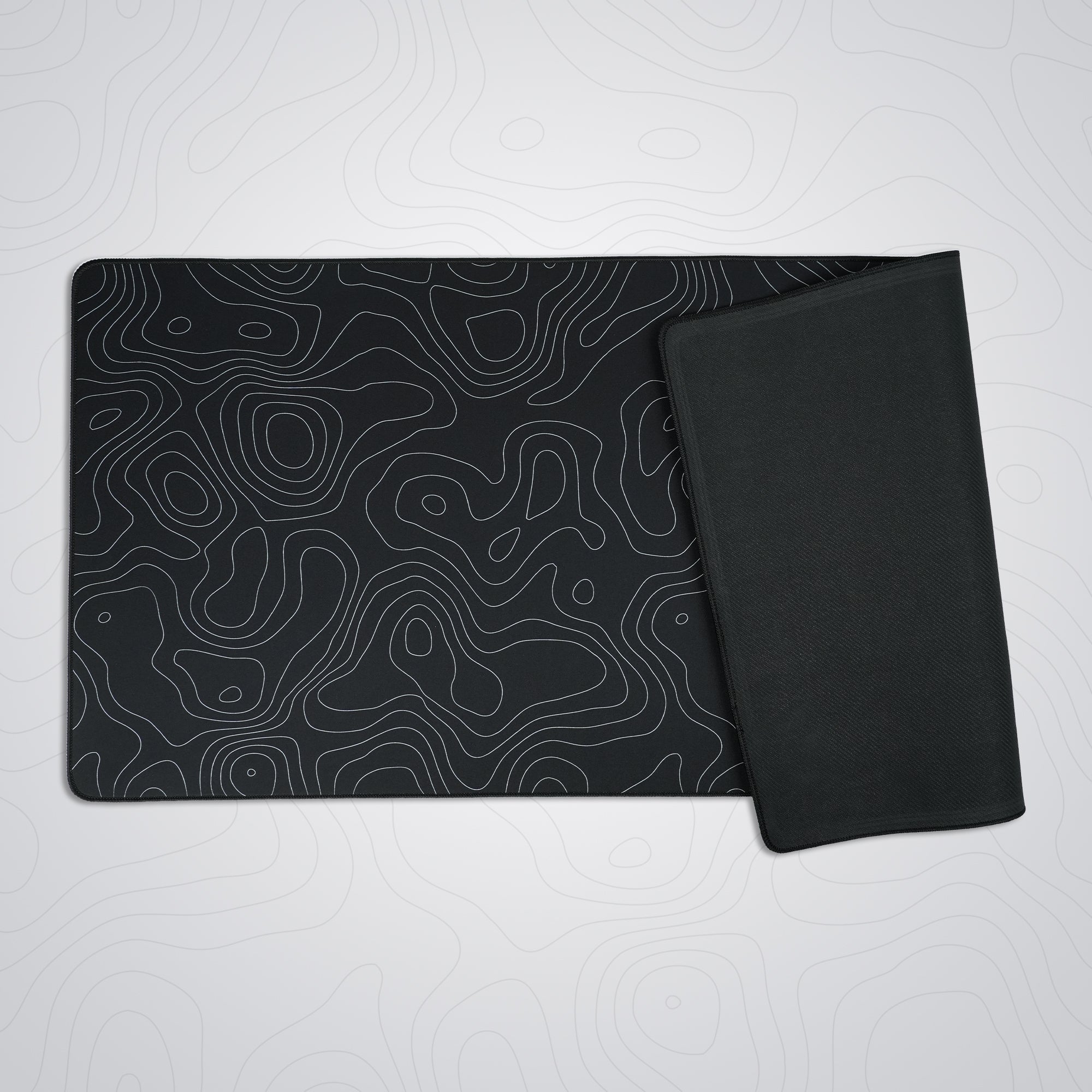 Womier Topographic Themed Large Desk Mat