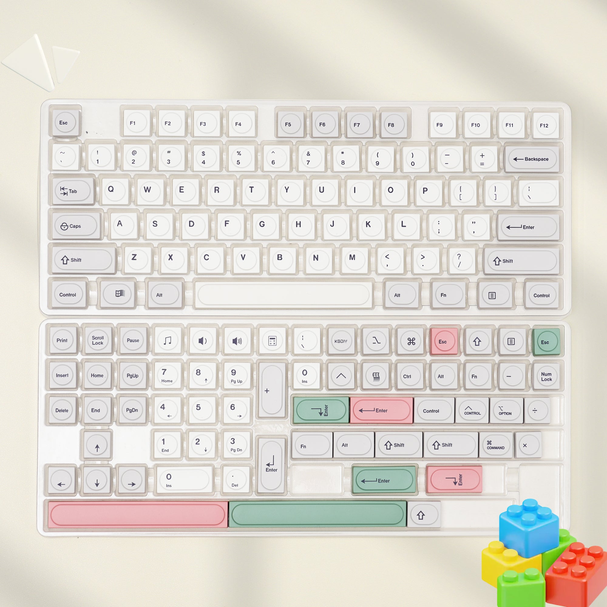 Womier Bricks 137-Key Uniform Profile Dye-Sublimation PBT Keycap Set