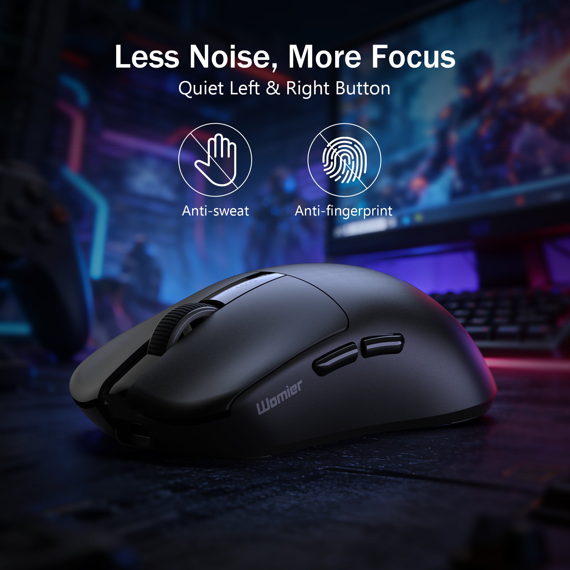 Womier G58 Wireless Tri Mode Gaming Mouse