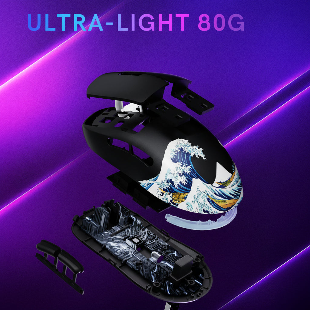 Womier G57 Coral Sea Theme Wireless Gaming Mouse