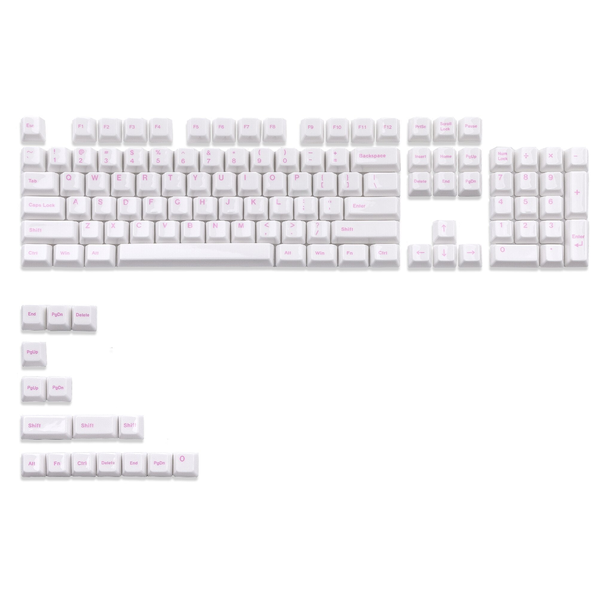 Womier Glaze Ceramic Cherry Profile 120-Key Full Keycap Set