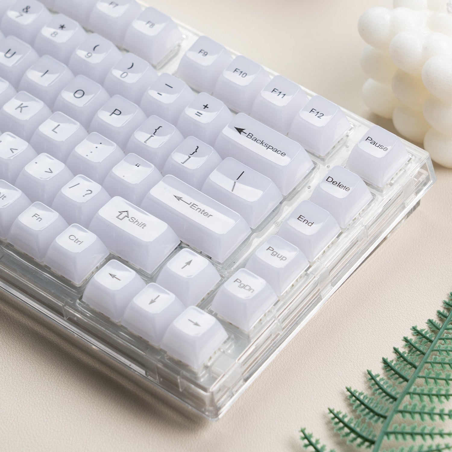 Womier Frosty Jello 115-Key MDA Profile Translucent PC Keycap Set