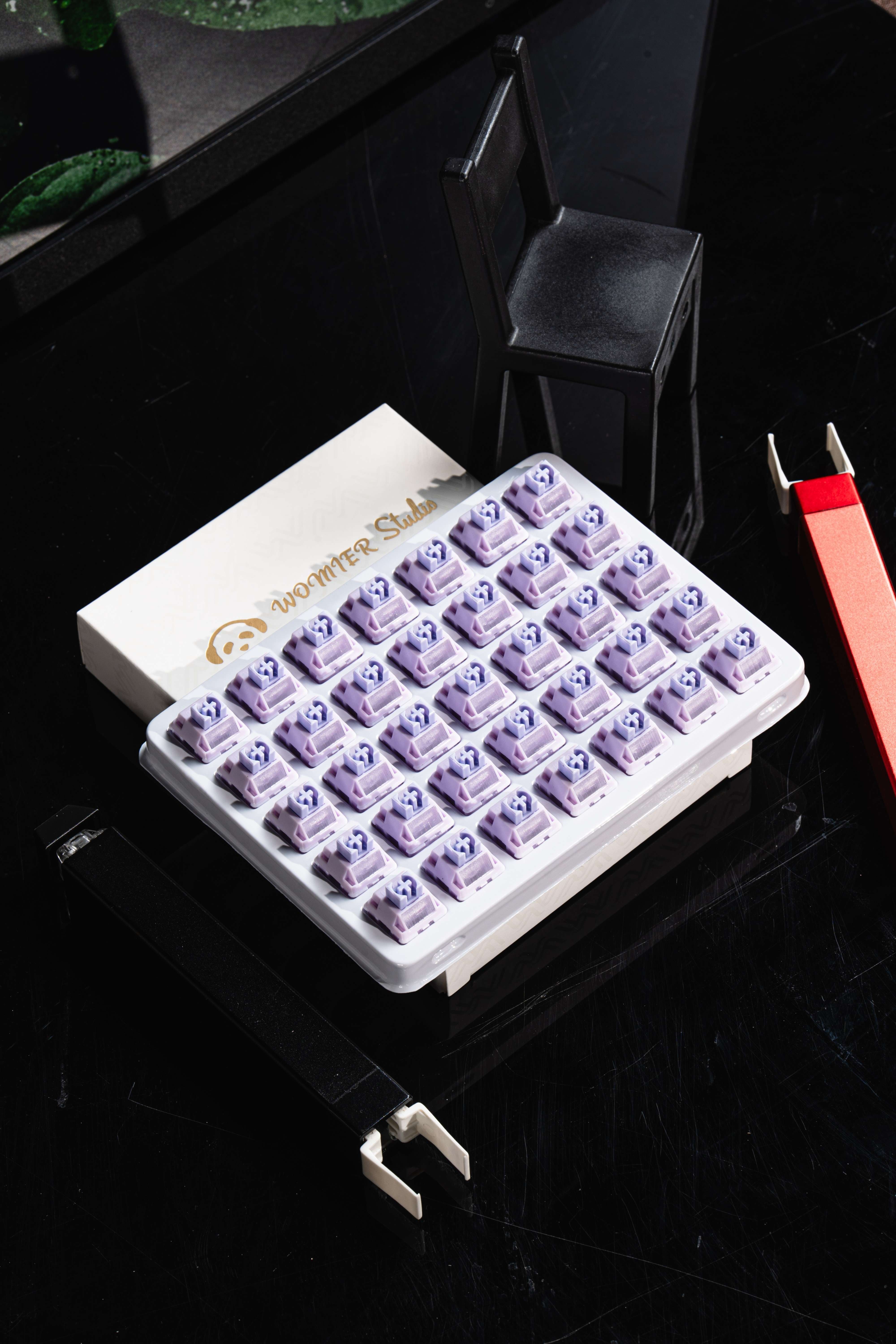 Womier New POM Series Pre-lubed Linear Switches (35 pcs/box)