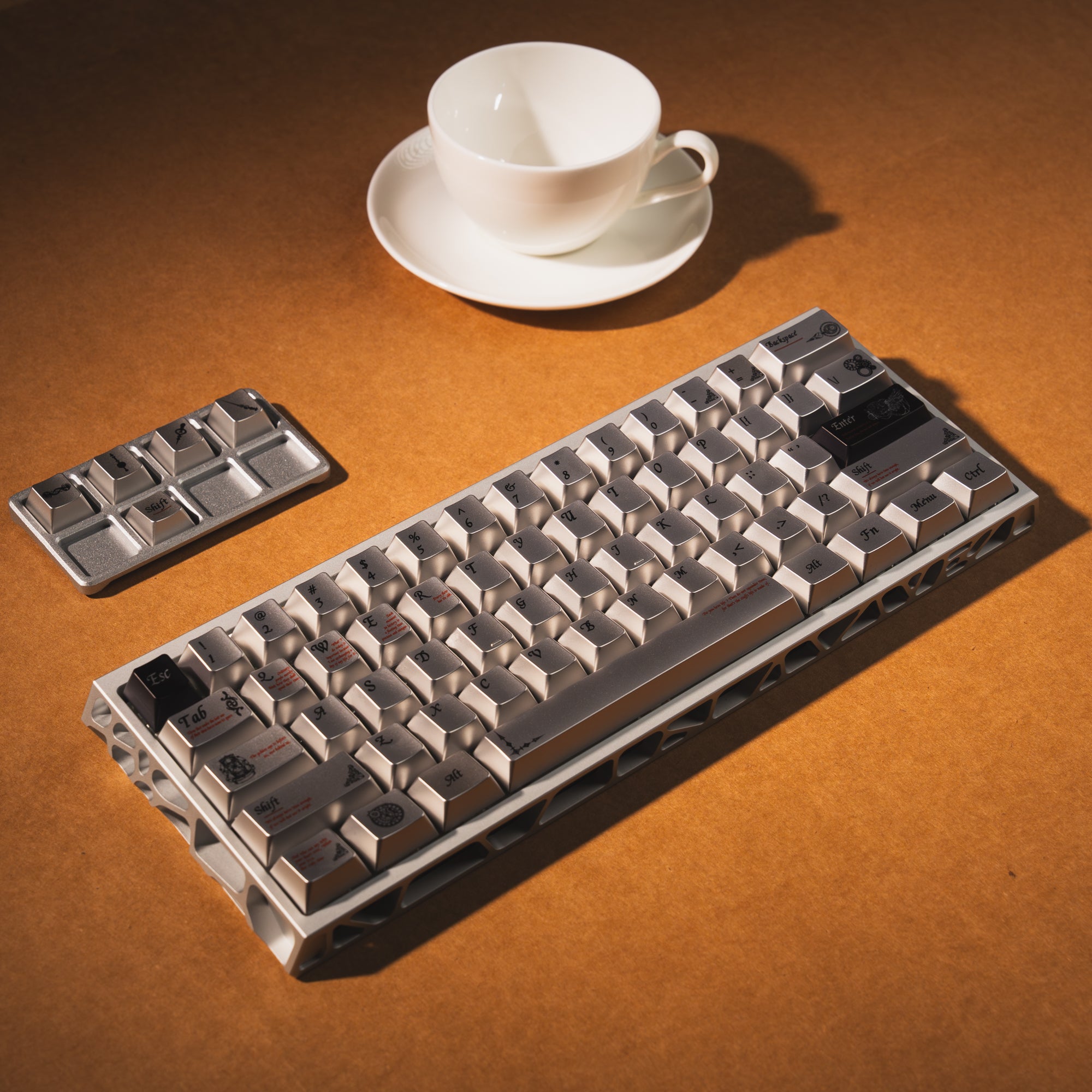 Womier Timeless 112-Key Cherry Profile Metallic Coating Keycap Set