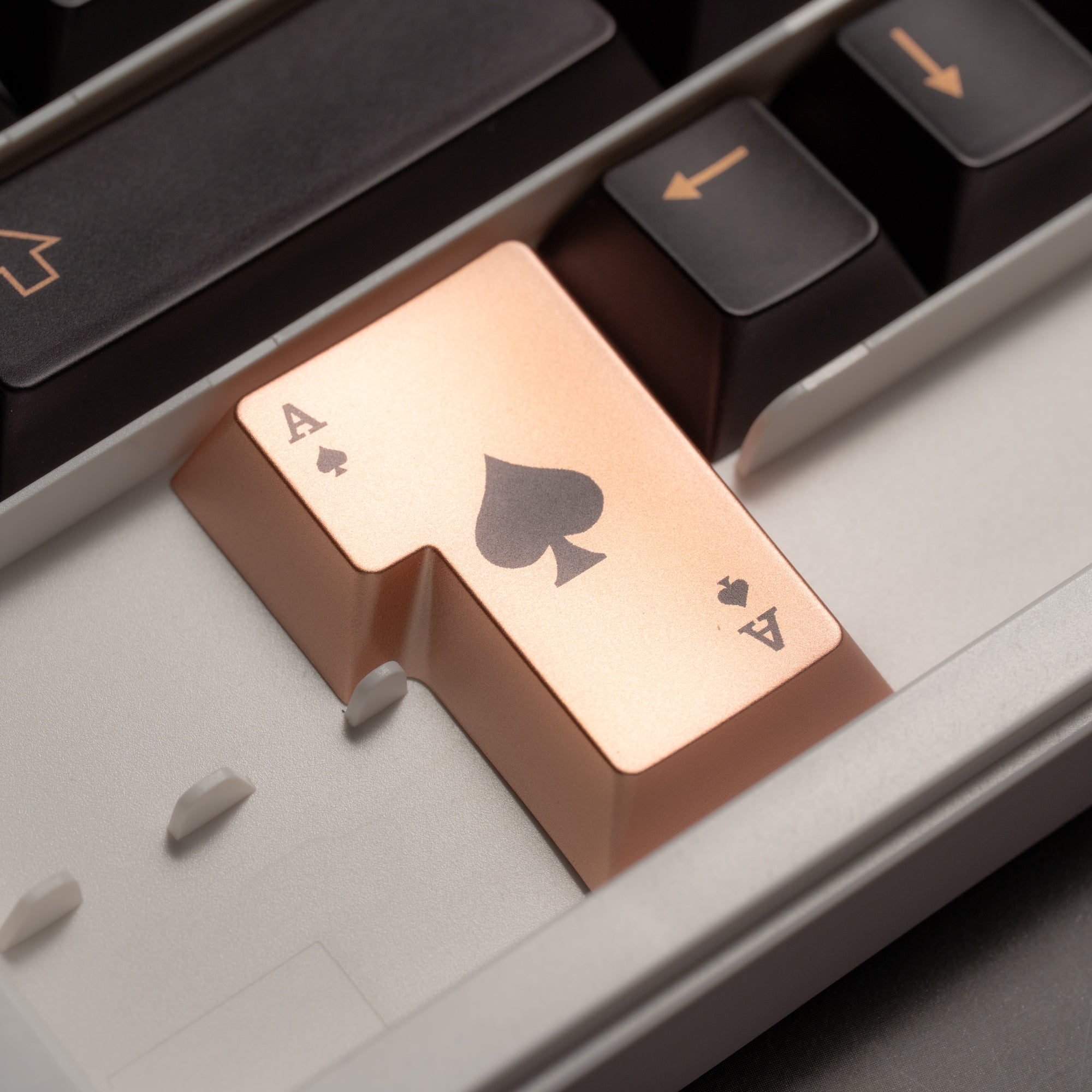 Womier Spade 112-Key Cherry Profile Metallic Coating Keycap Set