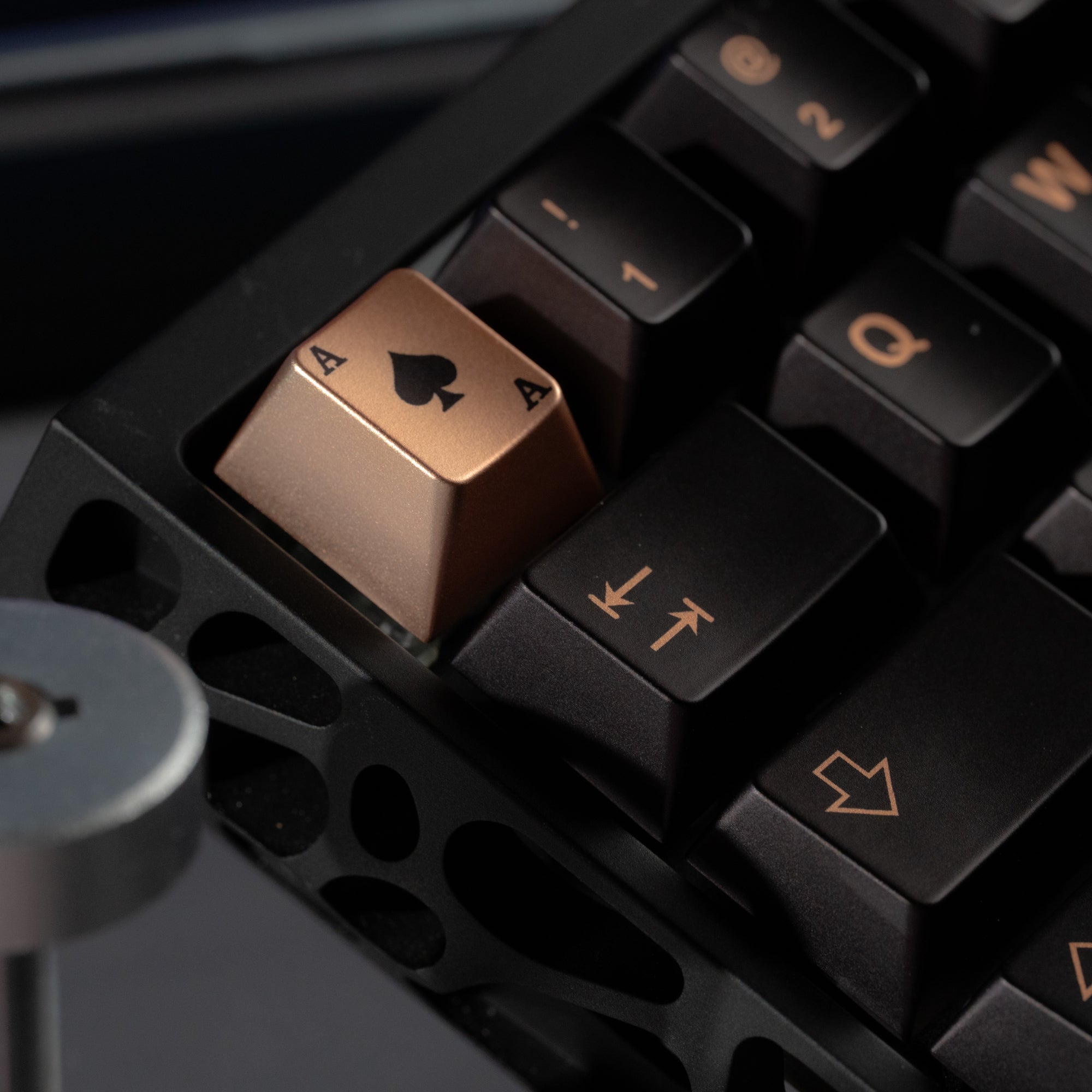 Womier Spade 112-Key Cherry Profile Metallic Coating Keycap Set