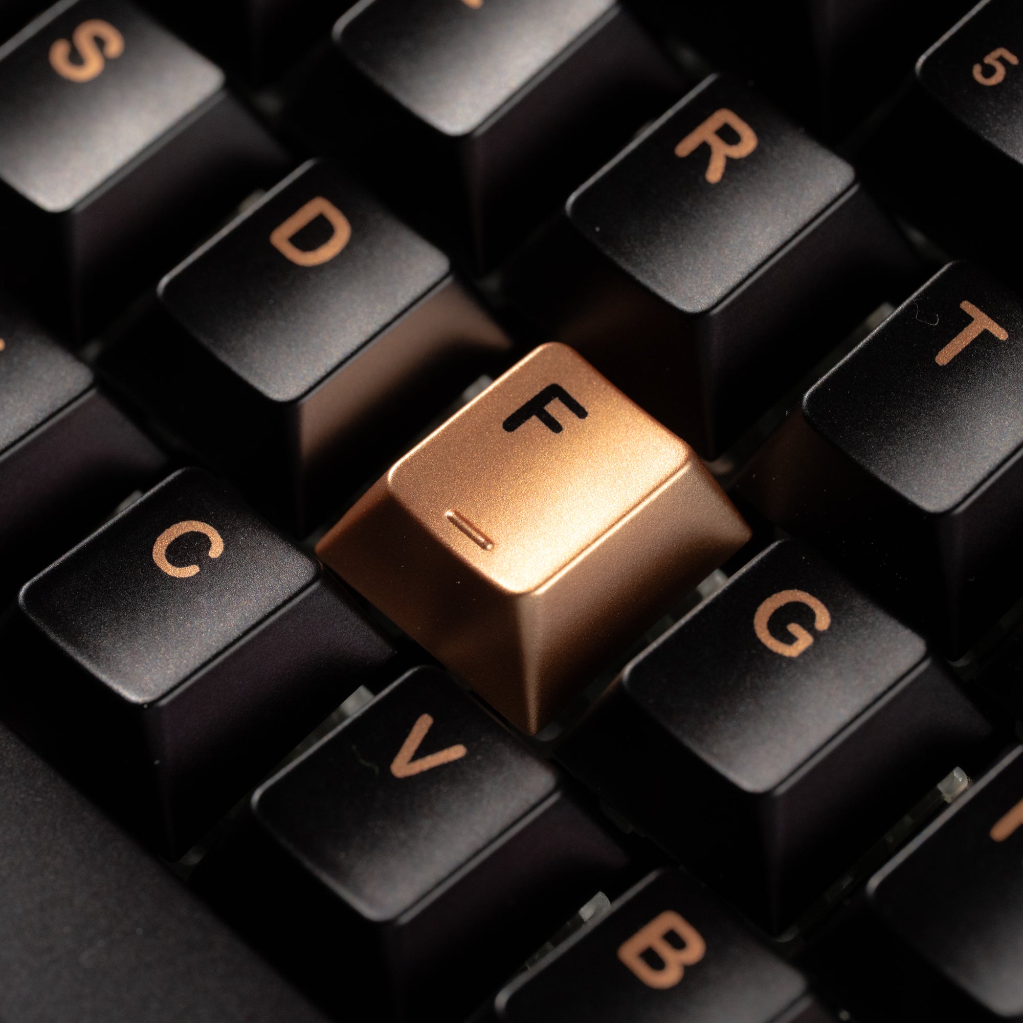Womier Spade 112-Key Cherry Profile Metallic Coating Keycap Set