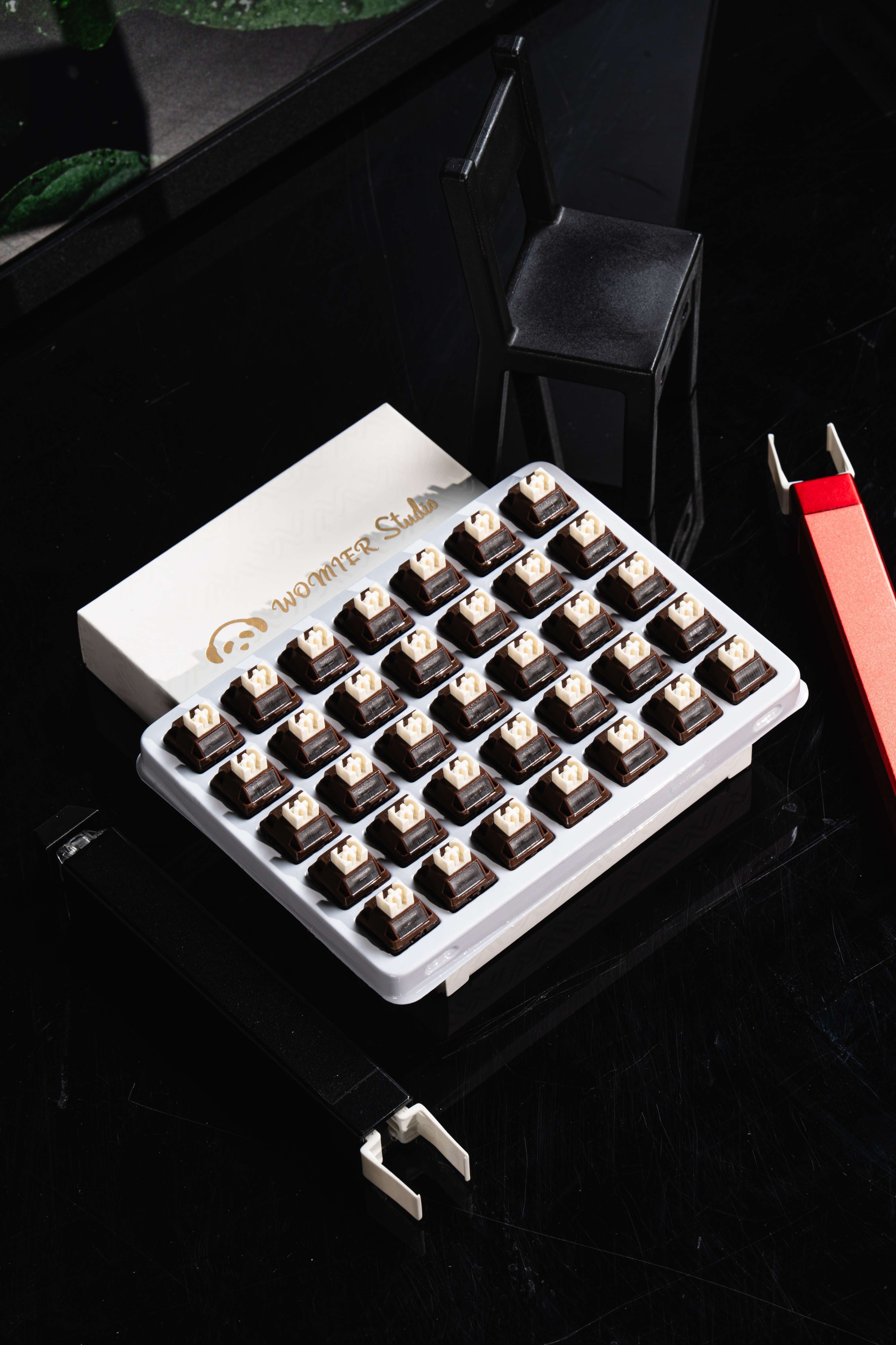 Womier New POM Series Pre-lubed Linear Switches (35 pcs/box)