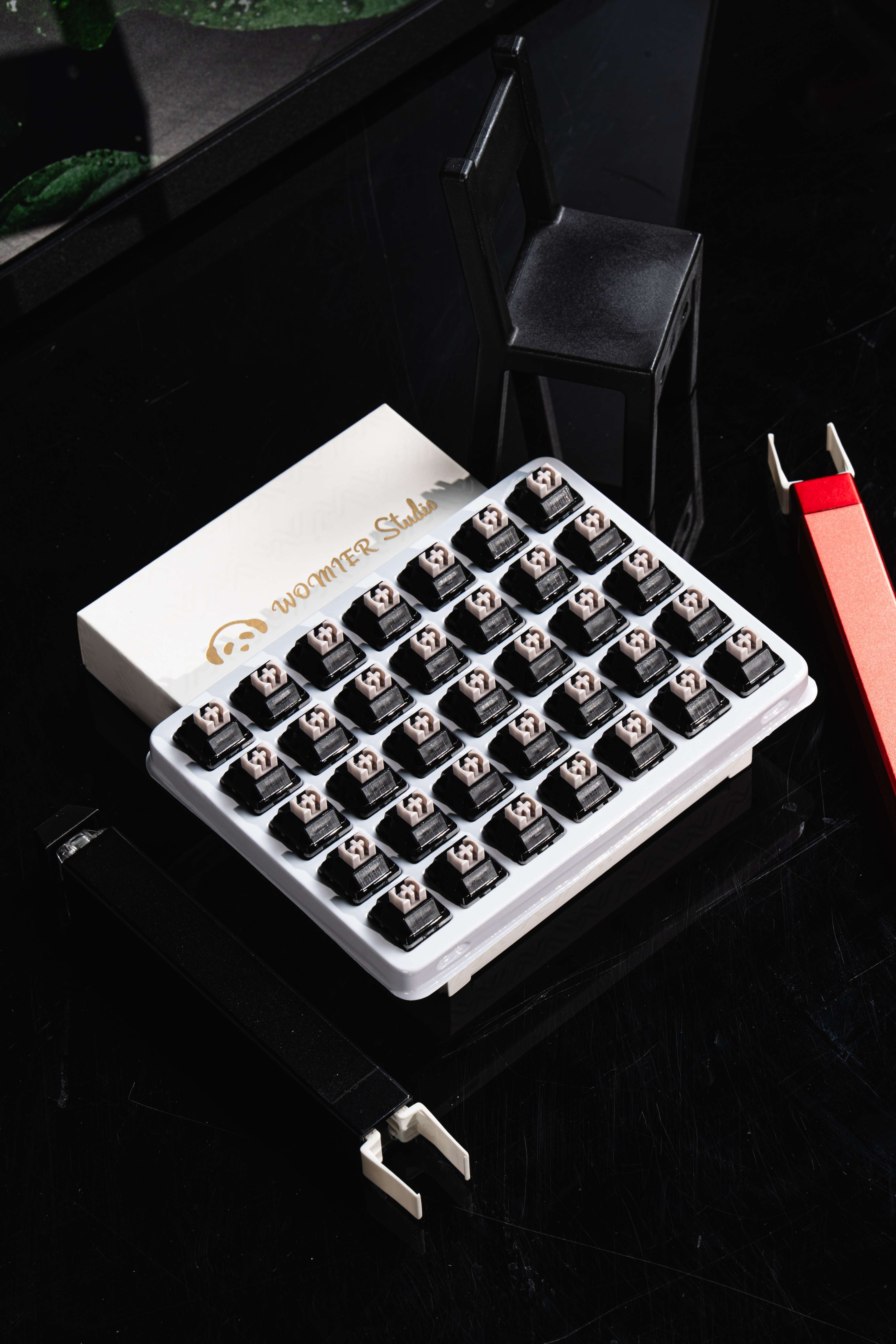 Womier New POM Series Pre-lubed Linear Switches (35 pcs/box)