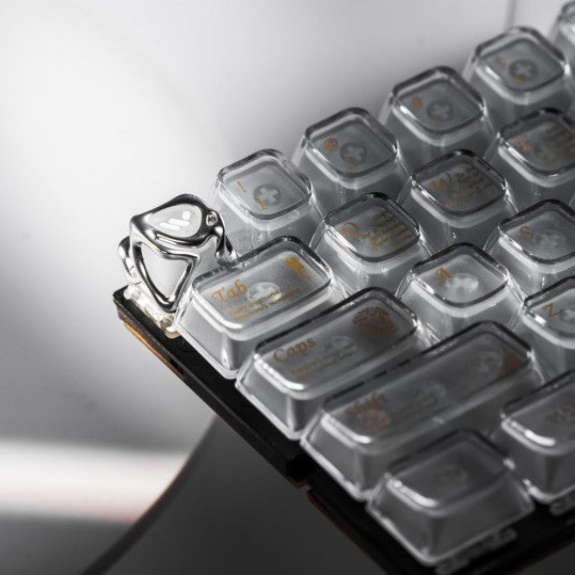 Womier Artisan Keycap Liquid Silver