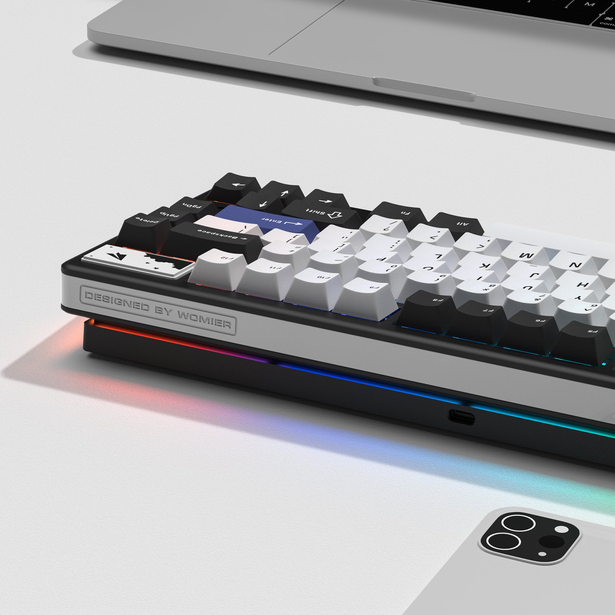 Womier SK71 Pro 75% VIA Support Wireless Aluminum Mechanical Keyboard - Womier Keyboard