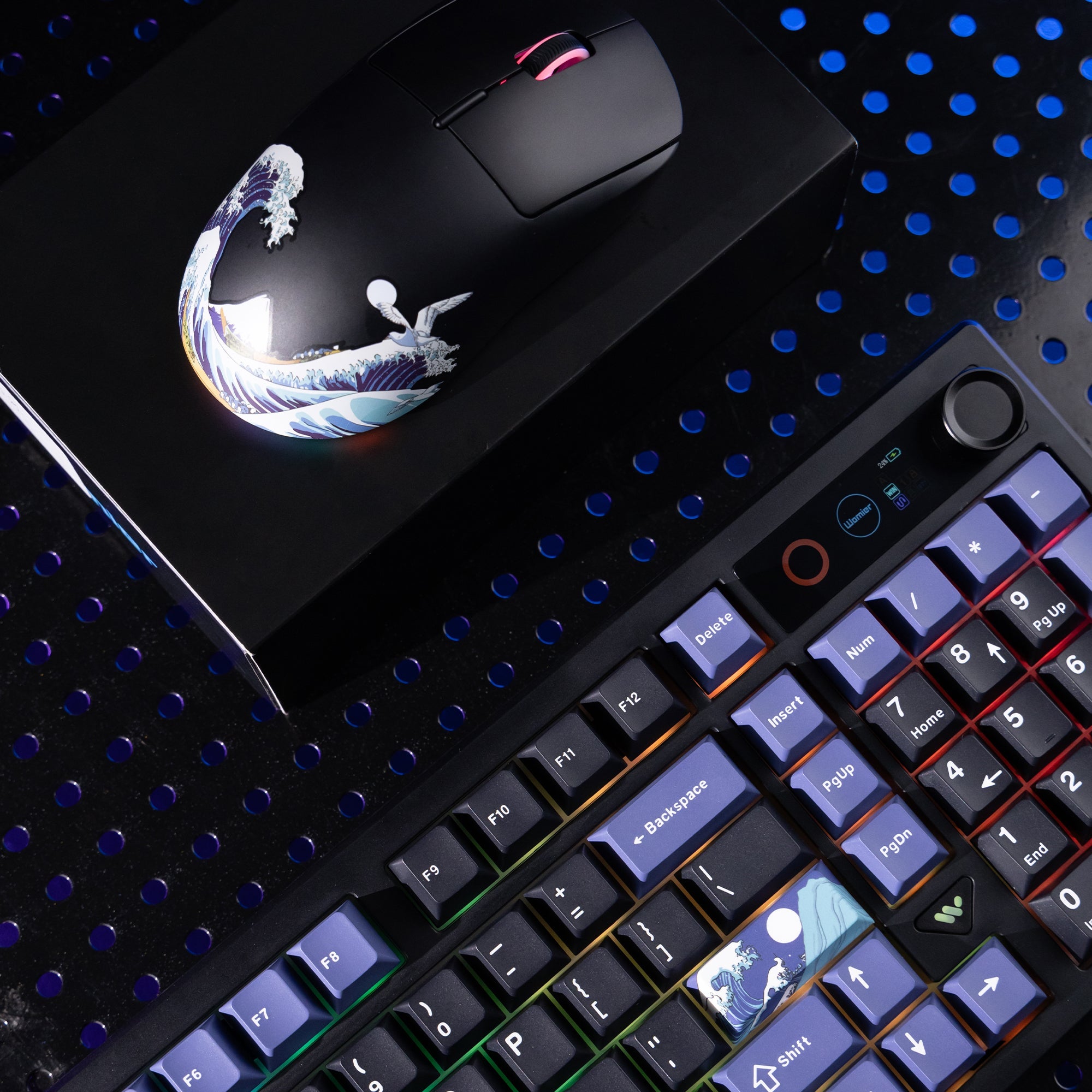 Compact Everyday Bundle— Womier L98 98% Keyboard + G57 Coral Sea Mouse - Womier Keyboard
