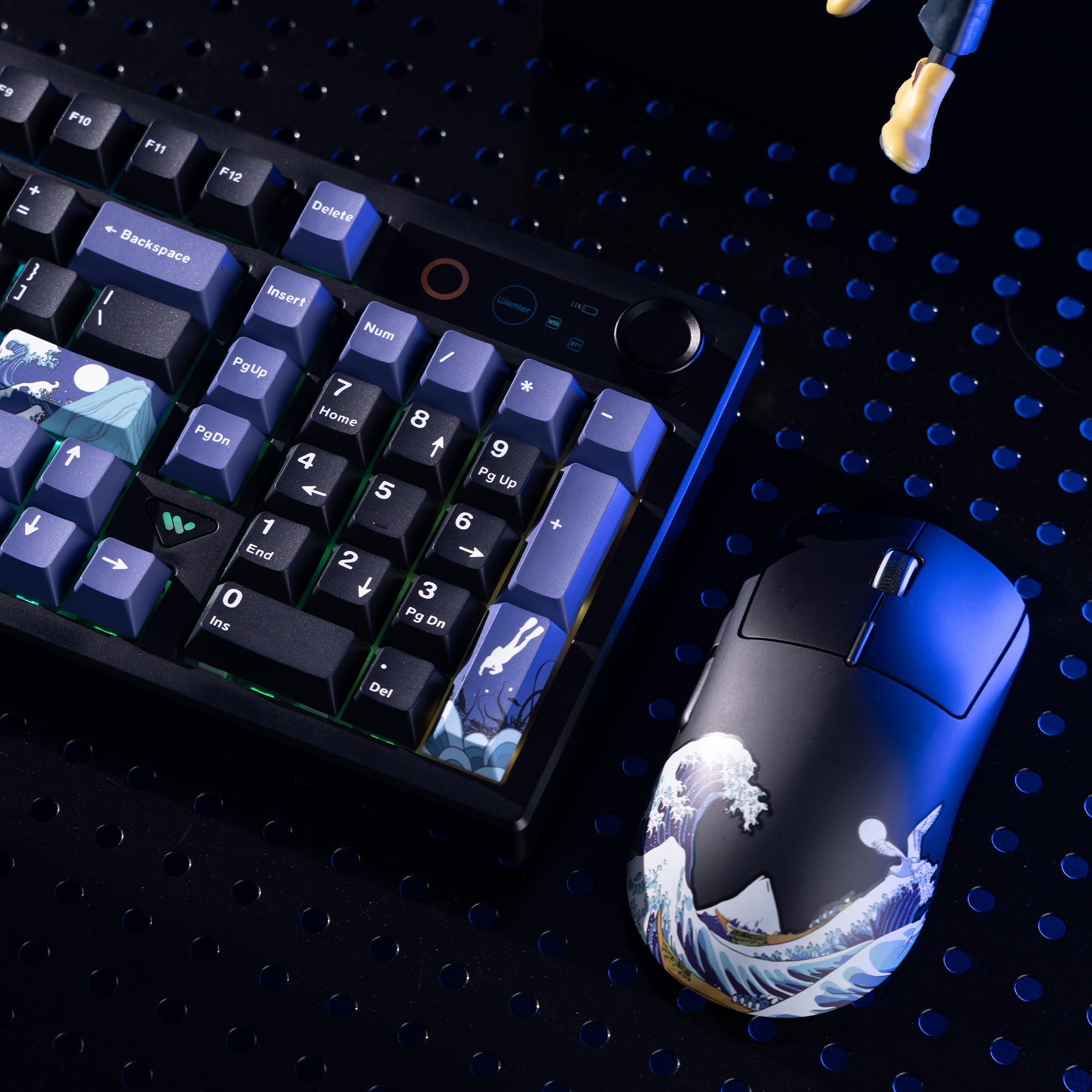 Compact Everyday Bundle— Womier L98 98% Keyboard + G57 Coral Sea Mouse - Womier Keyboard