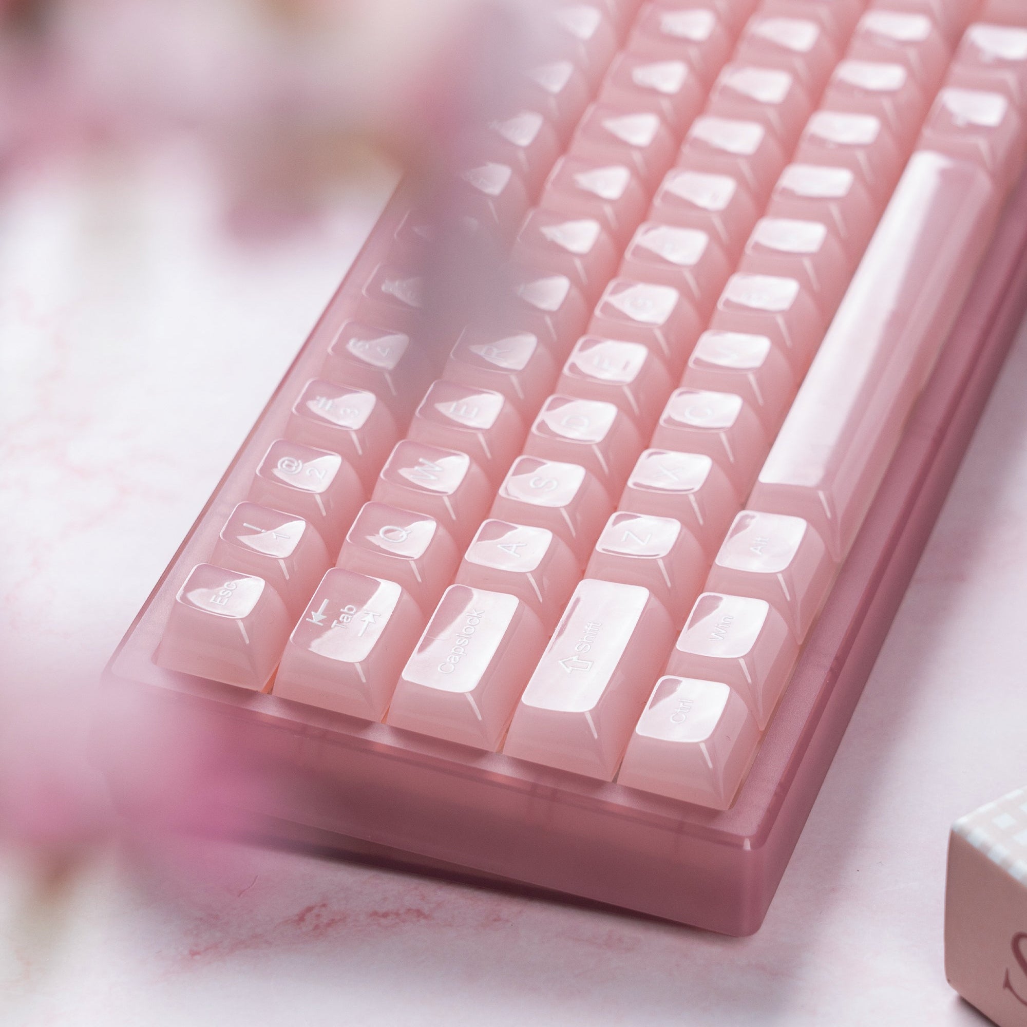 Womier Frosty Jello 115-Key MDA Profile Translucent PC Keycap Set - Womier Keyboard